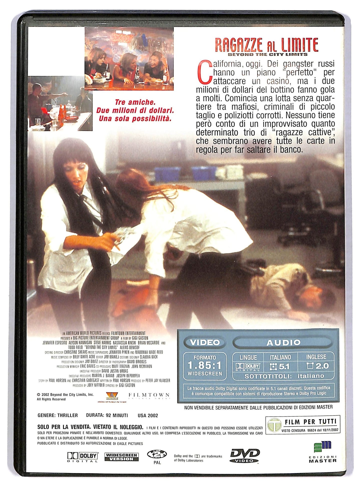 EBOND Ragazze al limite EDITORIALE DVD D782621