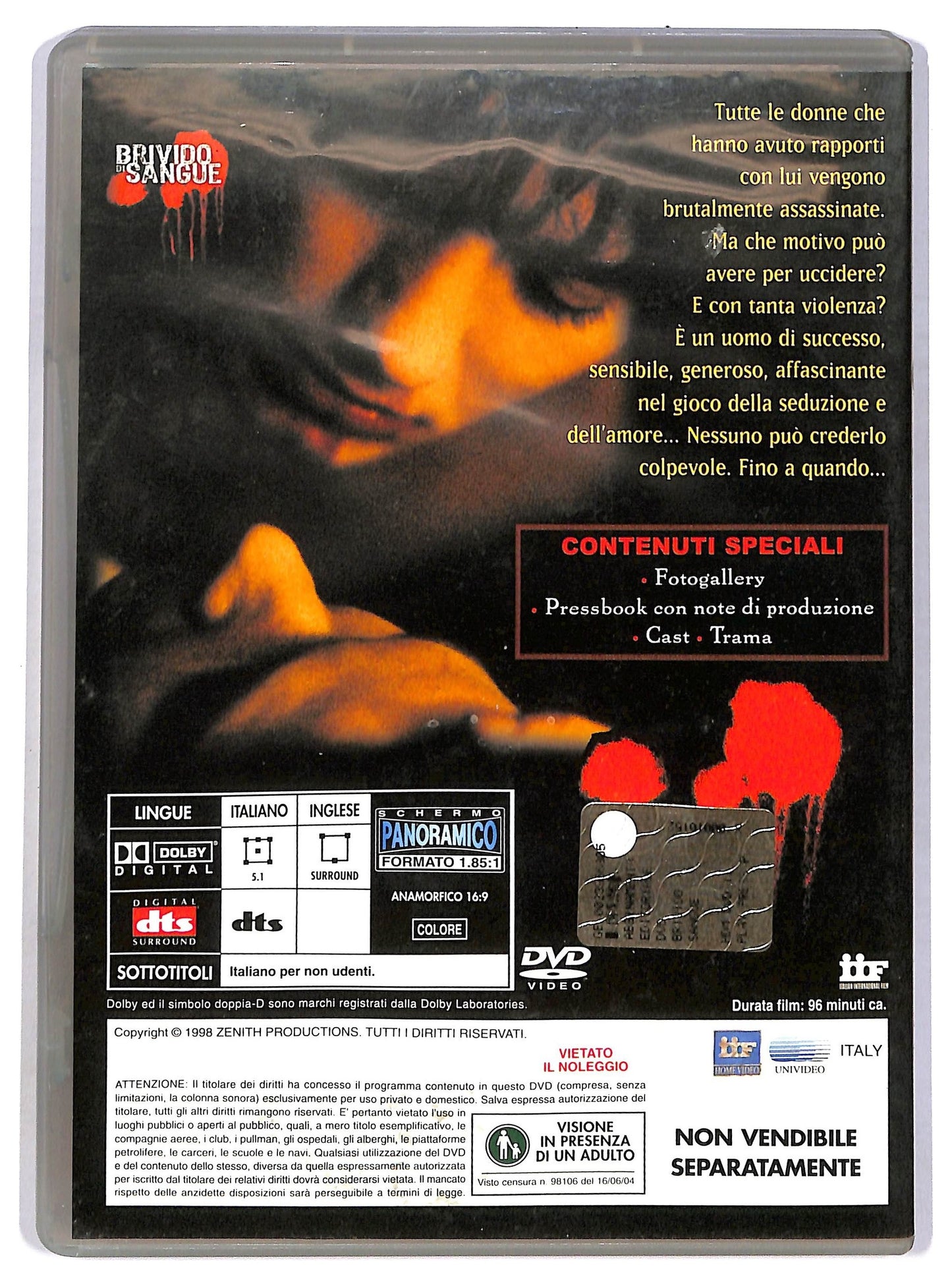 EBOND Brivido Di Sangue DVD Editoriale D782842