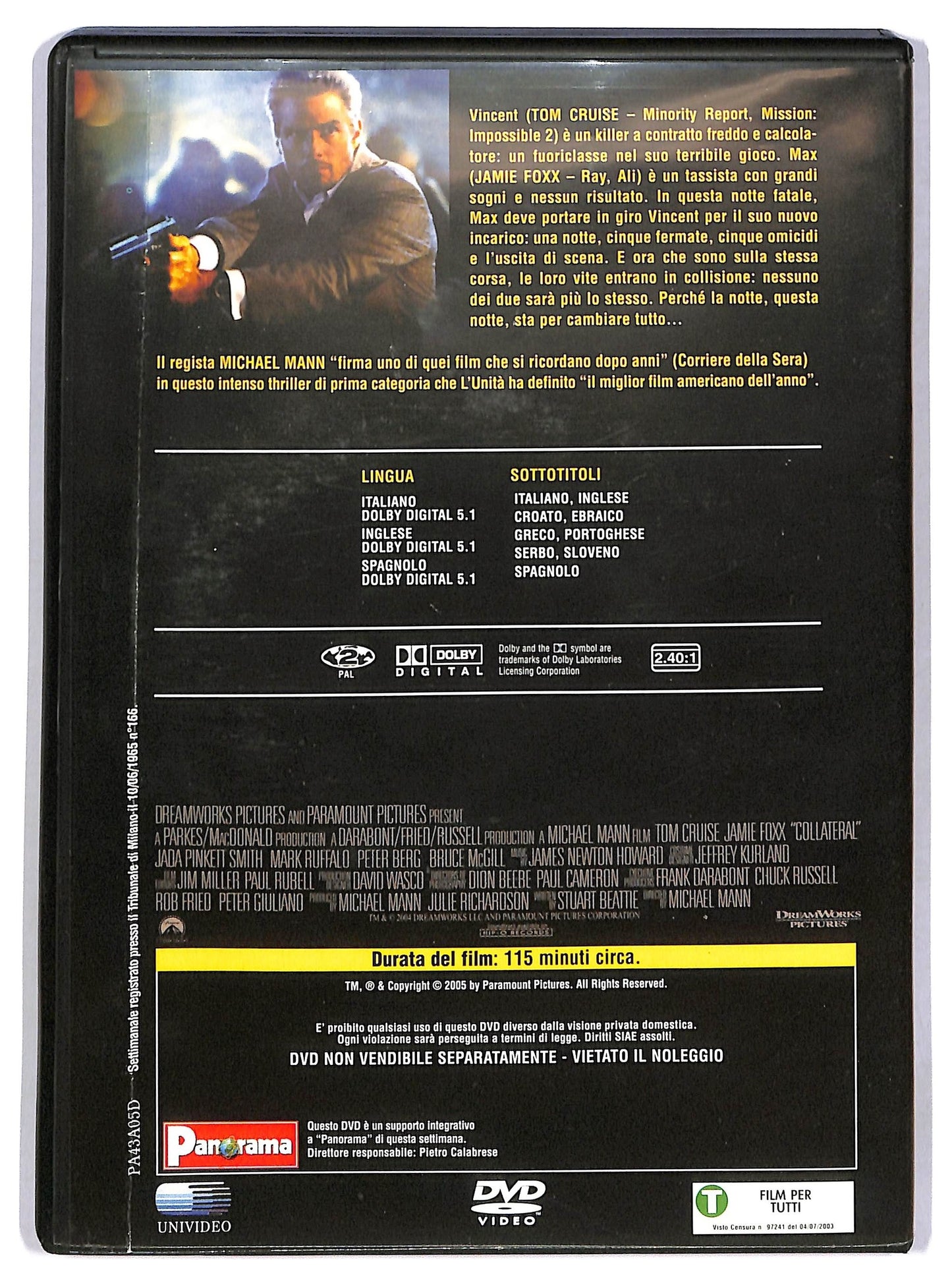 EBOND Collateral EDITORIALE DVD D782915