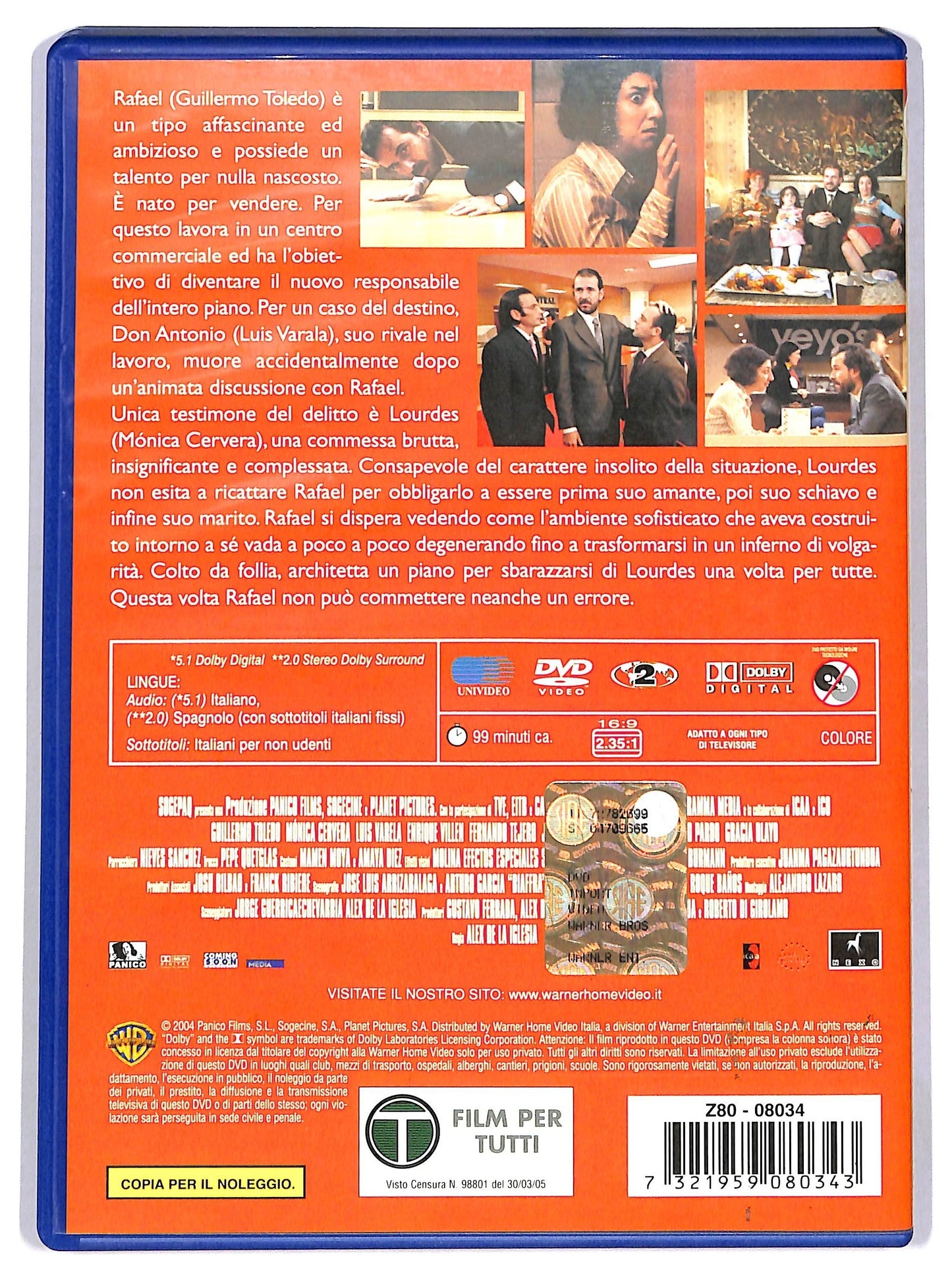 EBOND Crimen perfecto - Finche morte non li separi DVD D782928