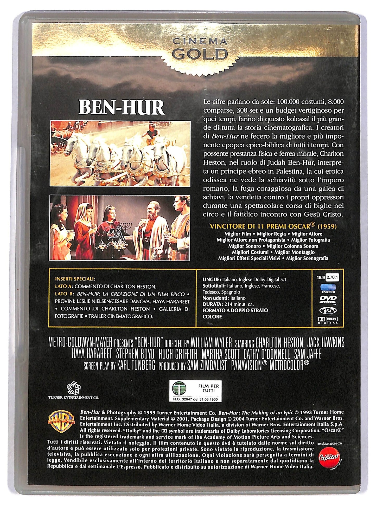 EBOND Ben - Hur EDITORIALE DVD D783035