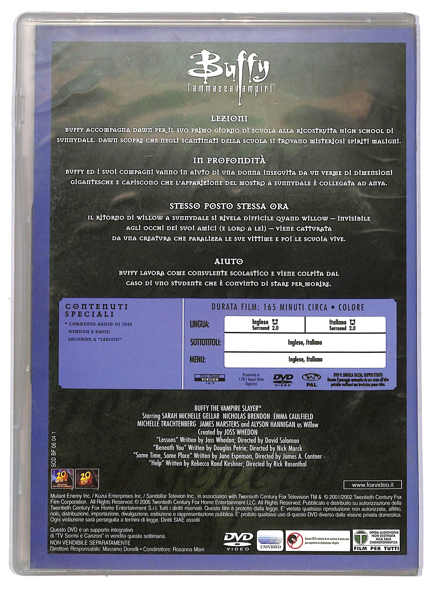 EBOND Buffy l'ammazzavampiri stagione 7 disco 1 EDITORIALE DVD D783053