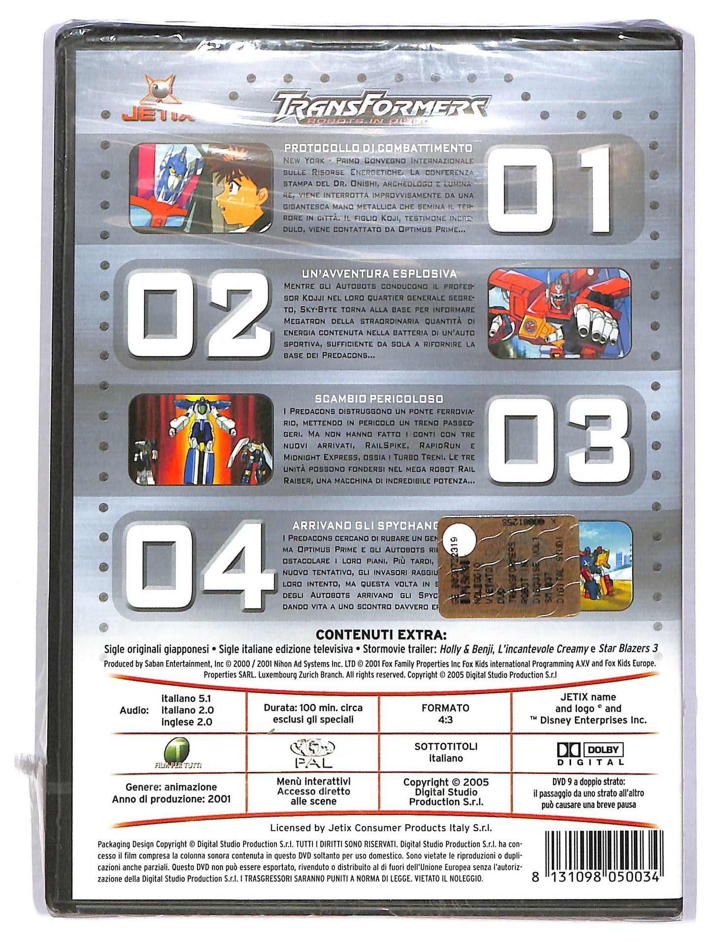 EBOND Transformers robots in disguise DVD EDIZIONE SPECIALE D783063