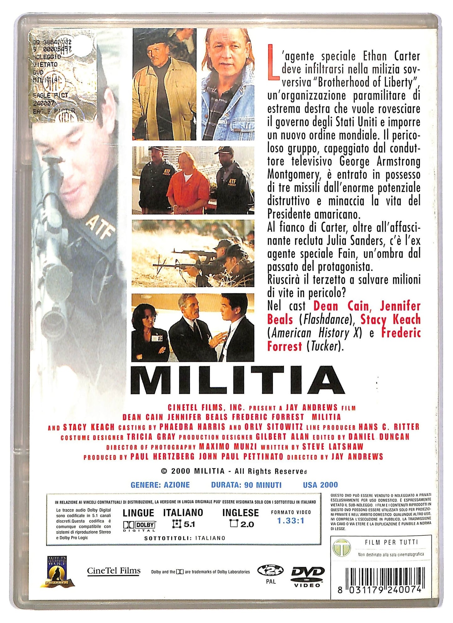 EBOND Militia slimcase DVD D783121