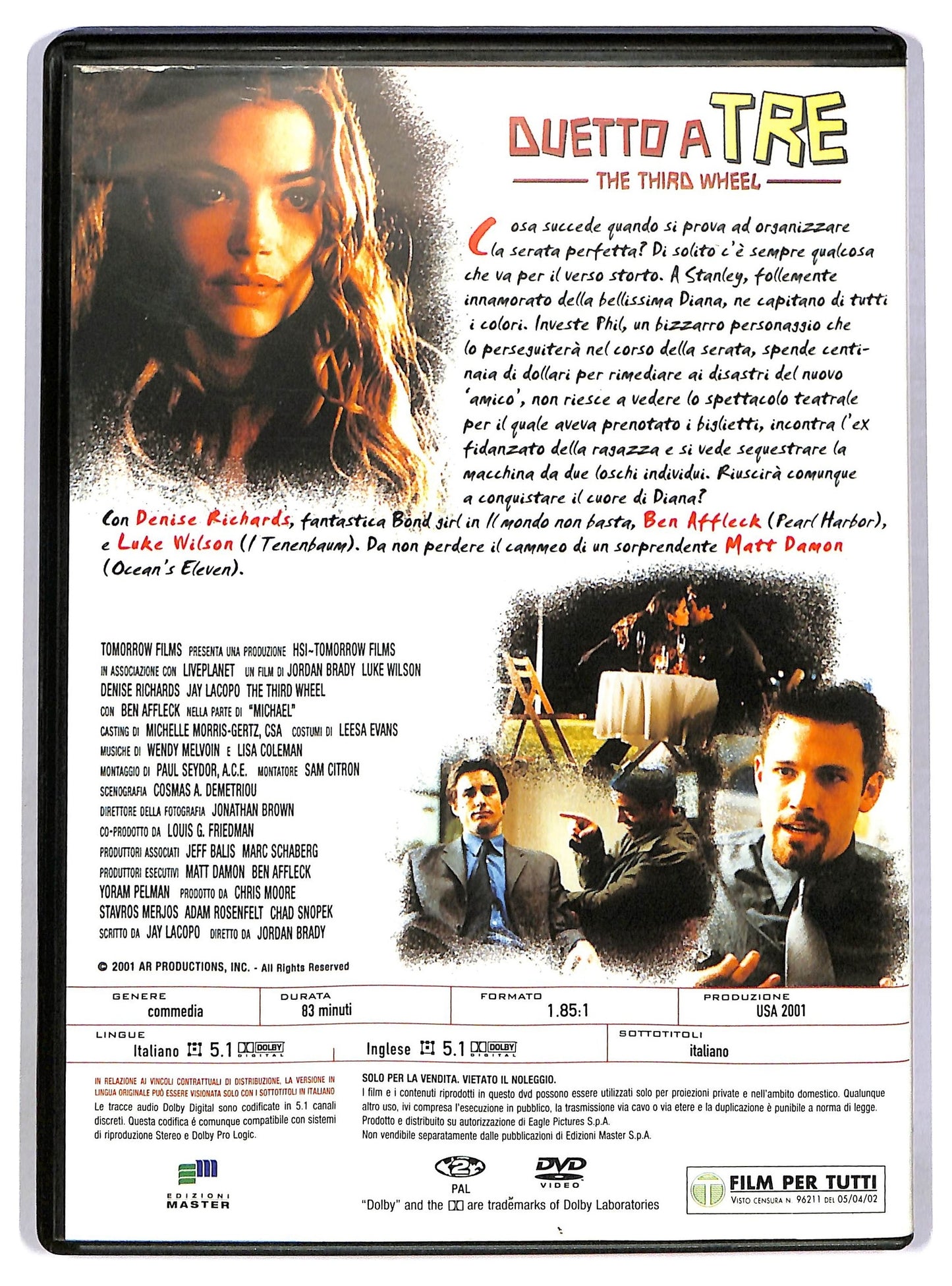 EBOND Duetto a tre EDITORIALE DVD D783166