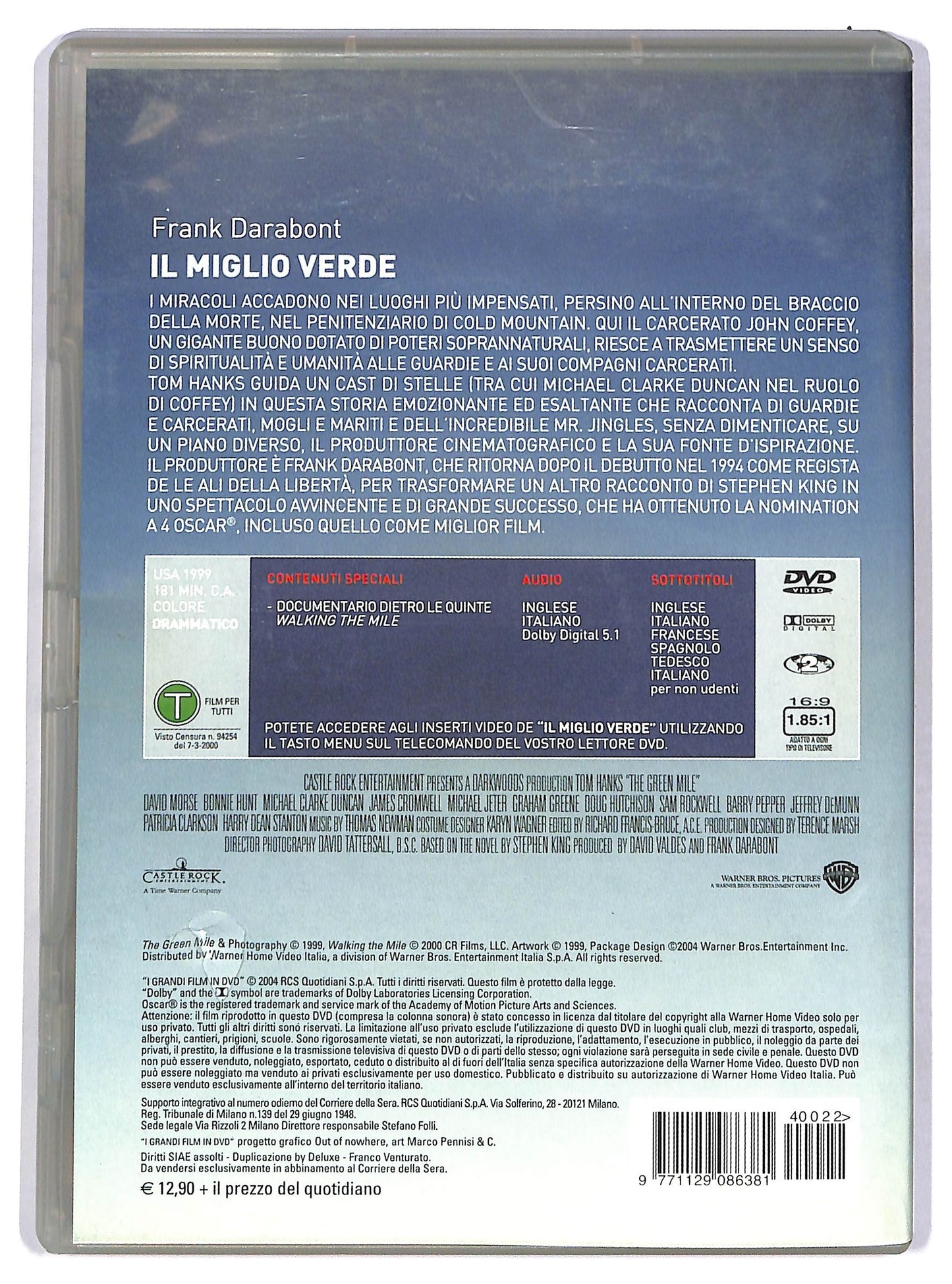 EBOND Il miglio verde EDITORIALE DVD D783224