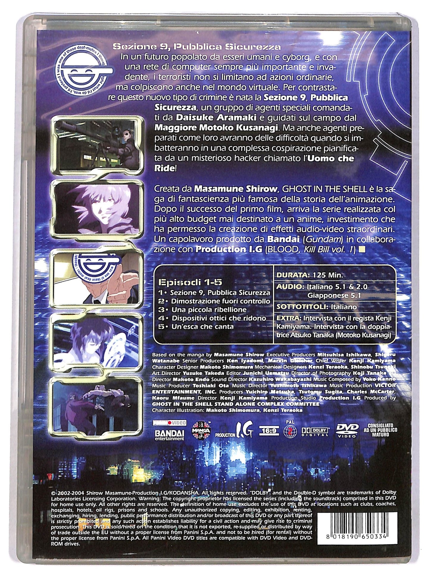 EBOND Ghost in the Shell - Stand Alone Complex - Vol.1 (Eps.1-5) DVD D783553