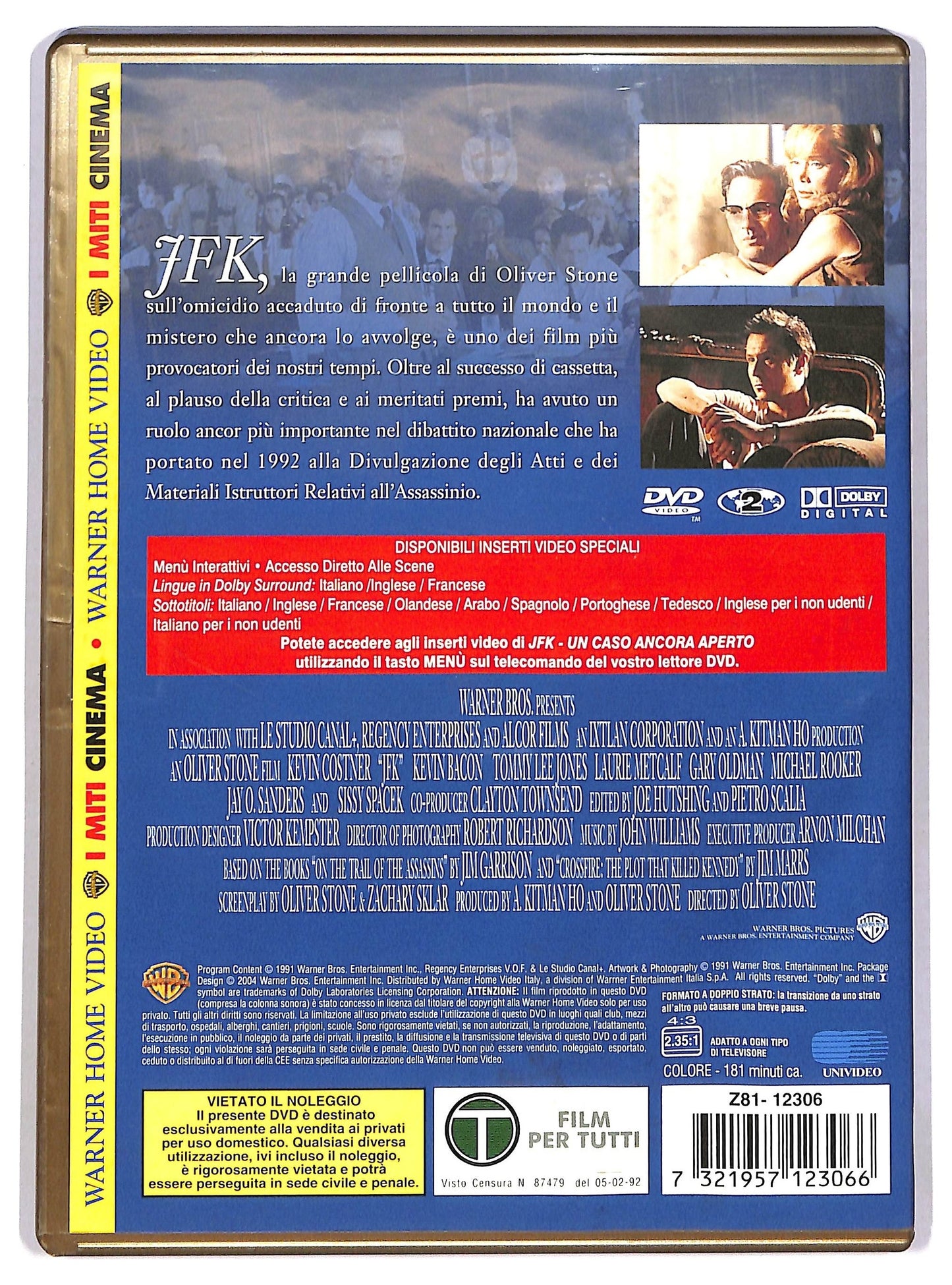EBOND Jfk - Un Caso Ancora Aperto DVD D783608