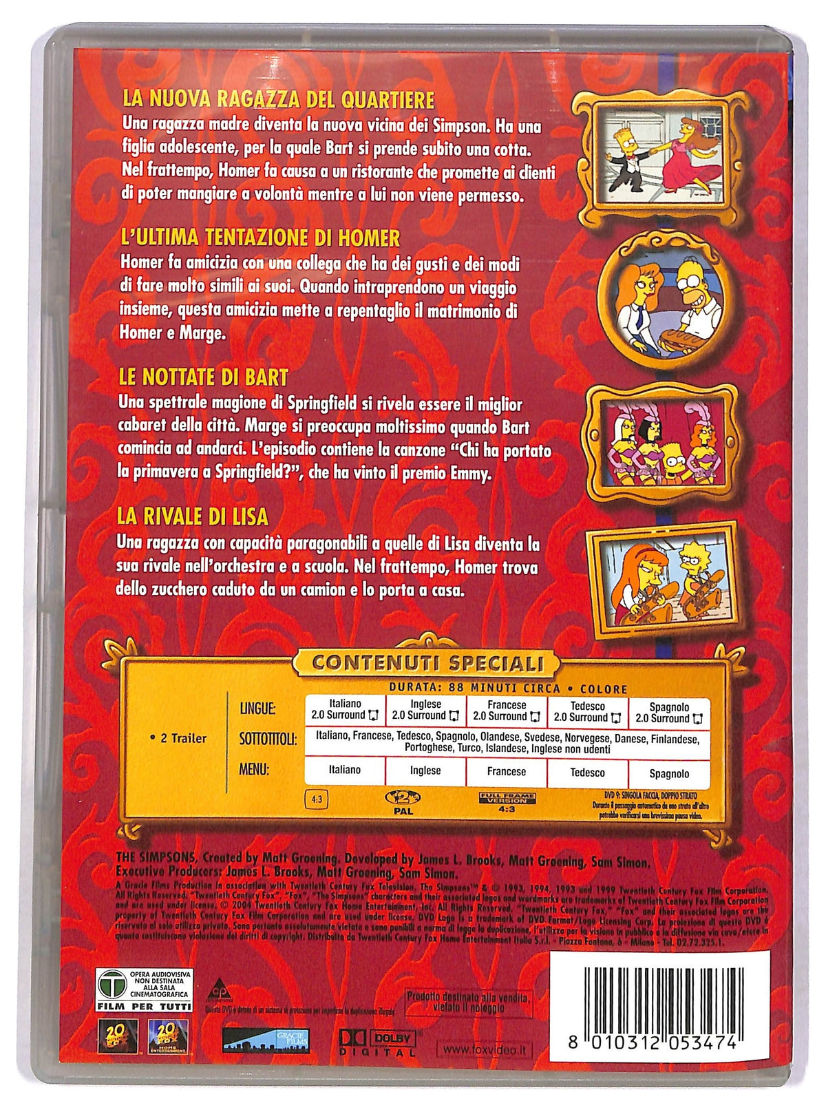 EBOND I Simpson 'Classici' - Sesso, Bugie & i Simposon DVD D783609