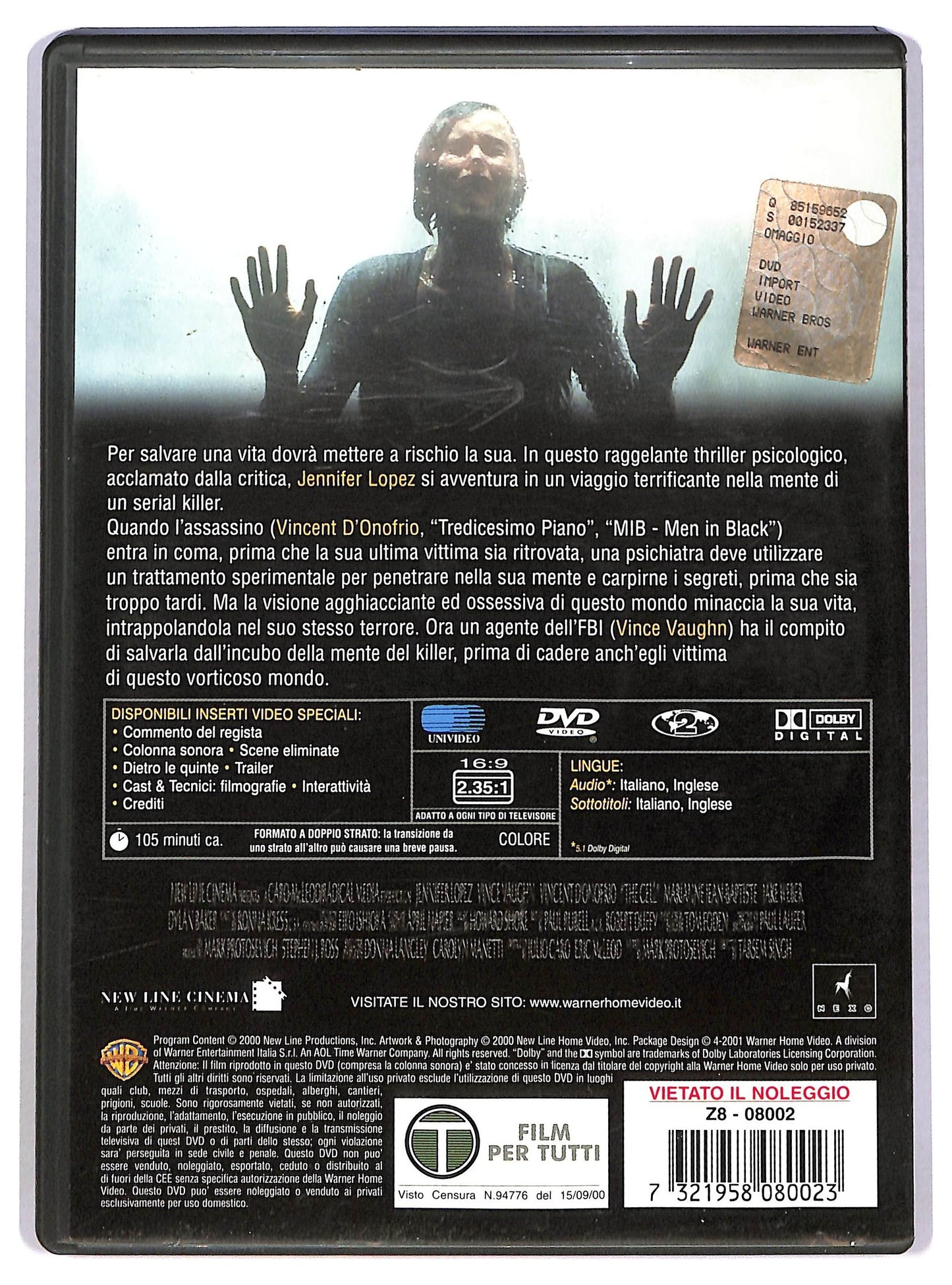 EBOND The Cell - La cellula DVD D783759
