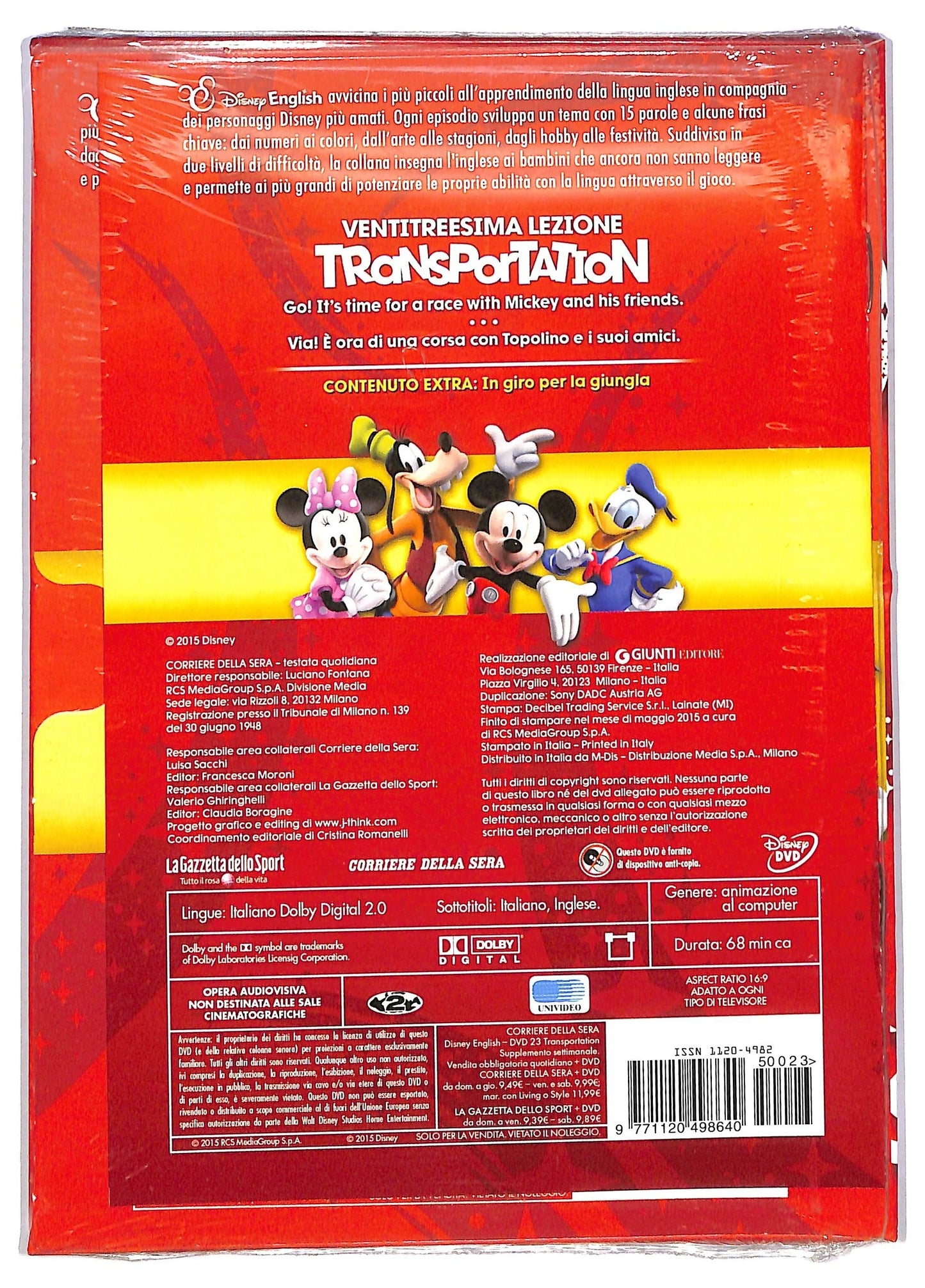 EBOND Disney english transportation vol 23 EDITORIALE DVD D783827