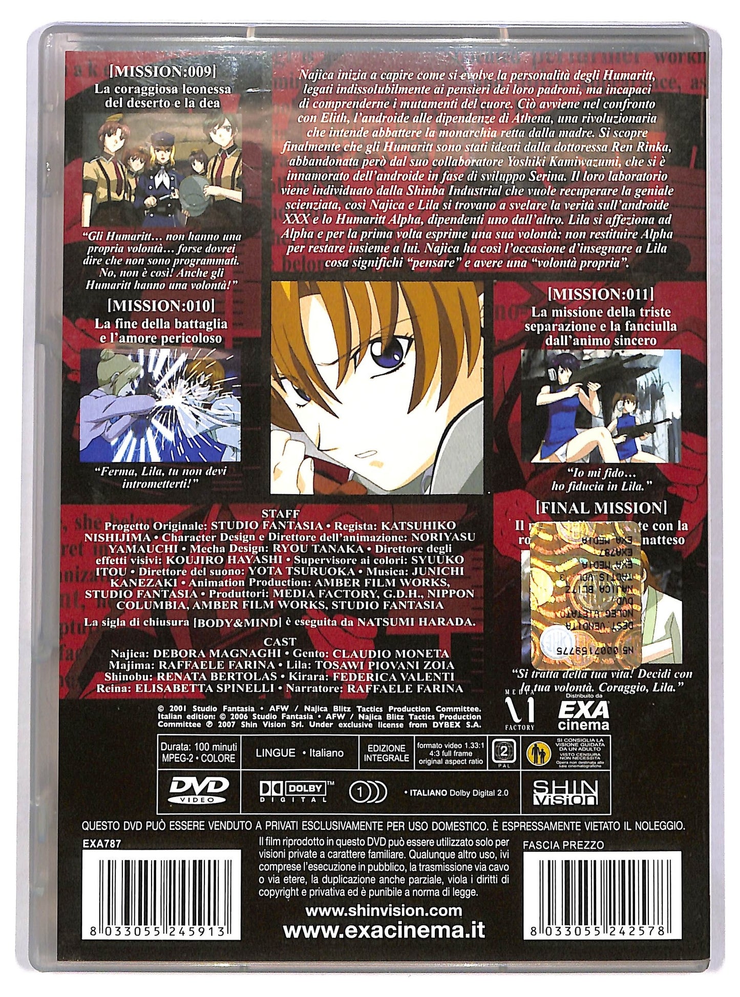 EBOND Najica - Blitz Tactics Vol.3 (Eps. 9-12) EDITORIALE DVD D783838