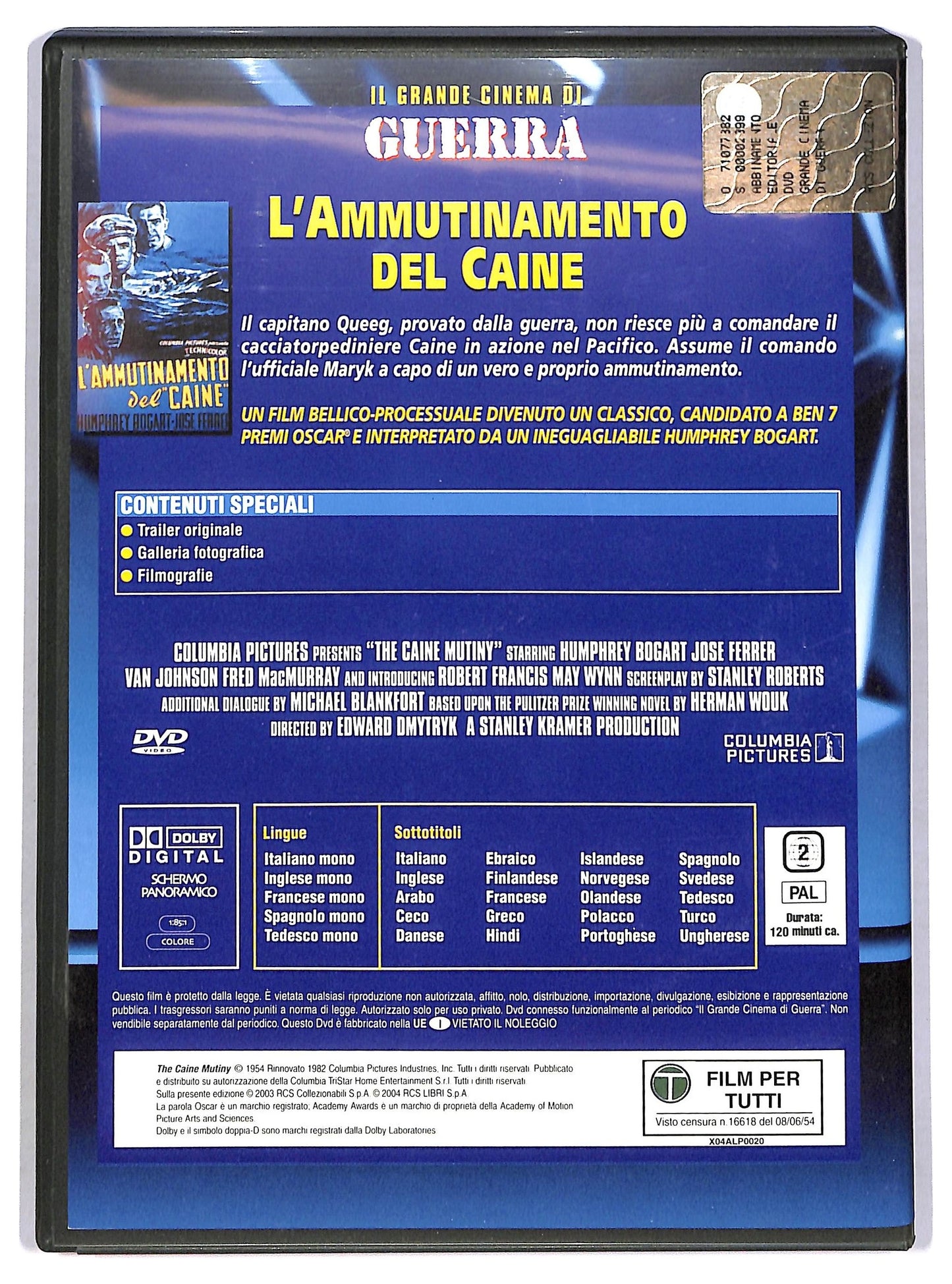 EBOND L'ammutinamento del Caine EDITORIALE DVD D783912