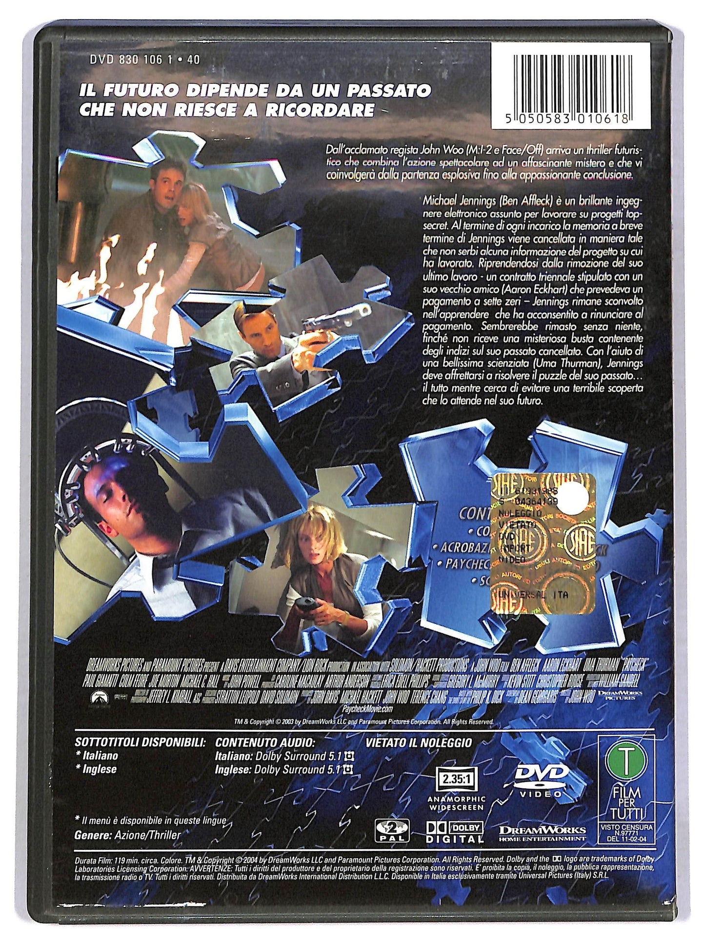 EBOND Paycheck DVD D783930