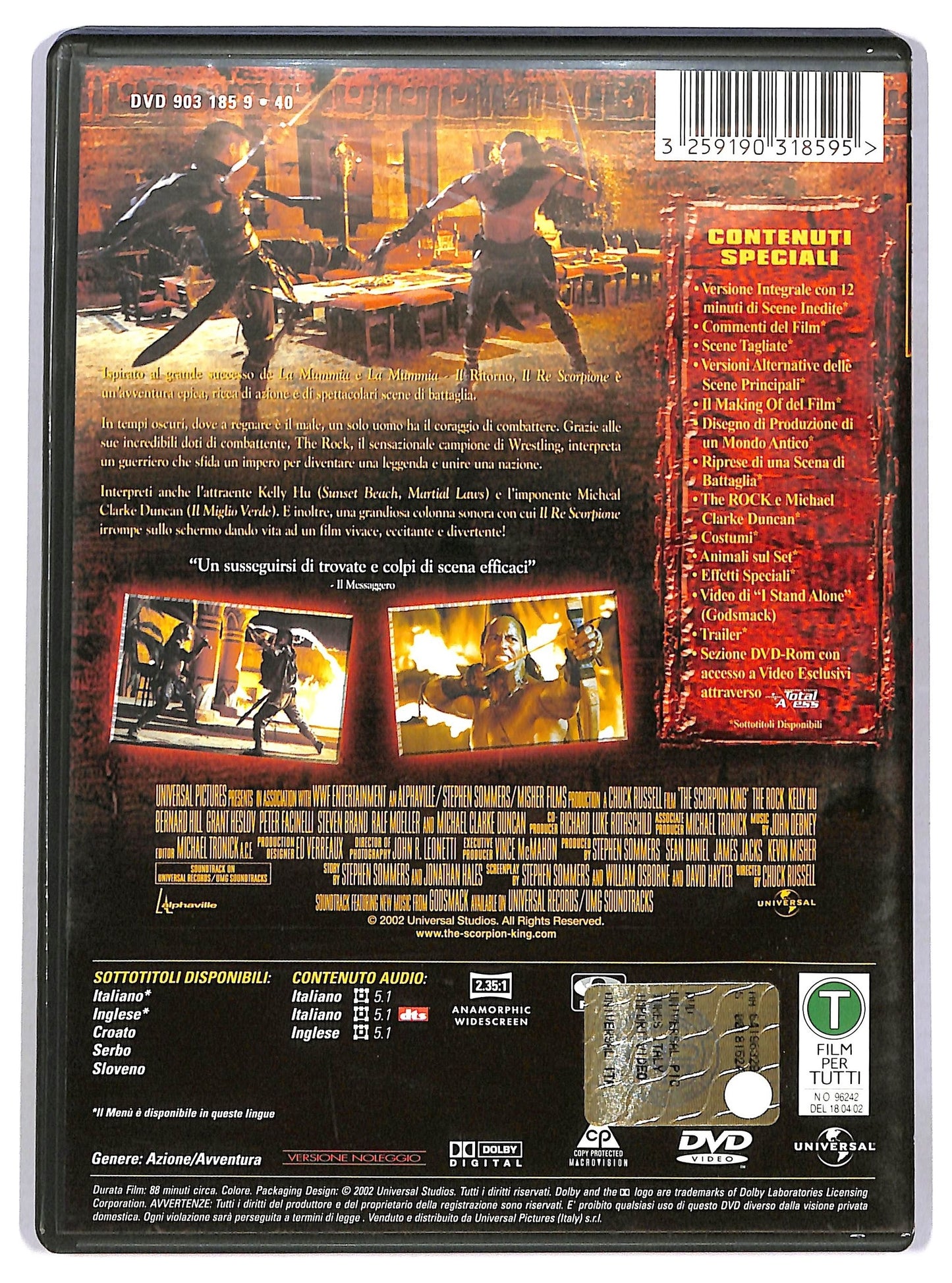EBOND Il Re Scorpione NOLEGGIO DVD D783954