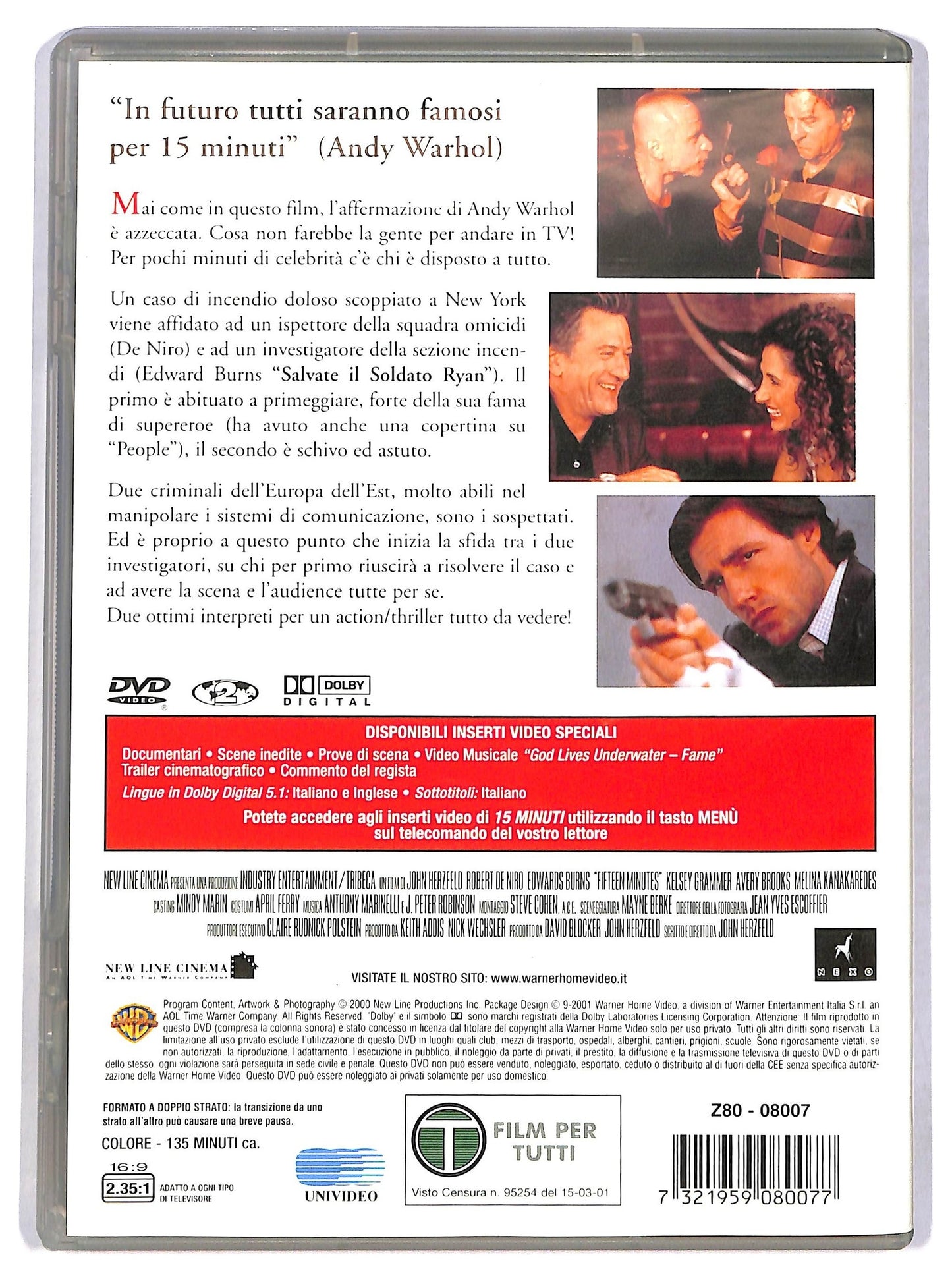 EBOND 15 minuti - Follia omicida a New York Noleggio DVD D783958