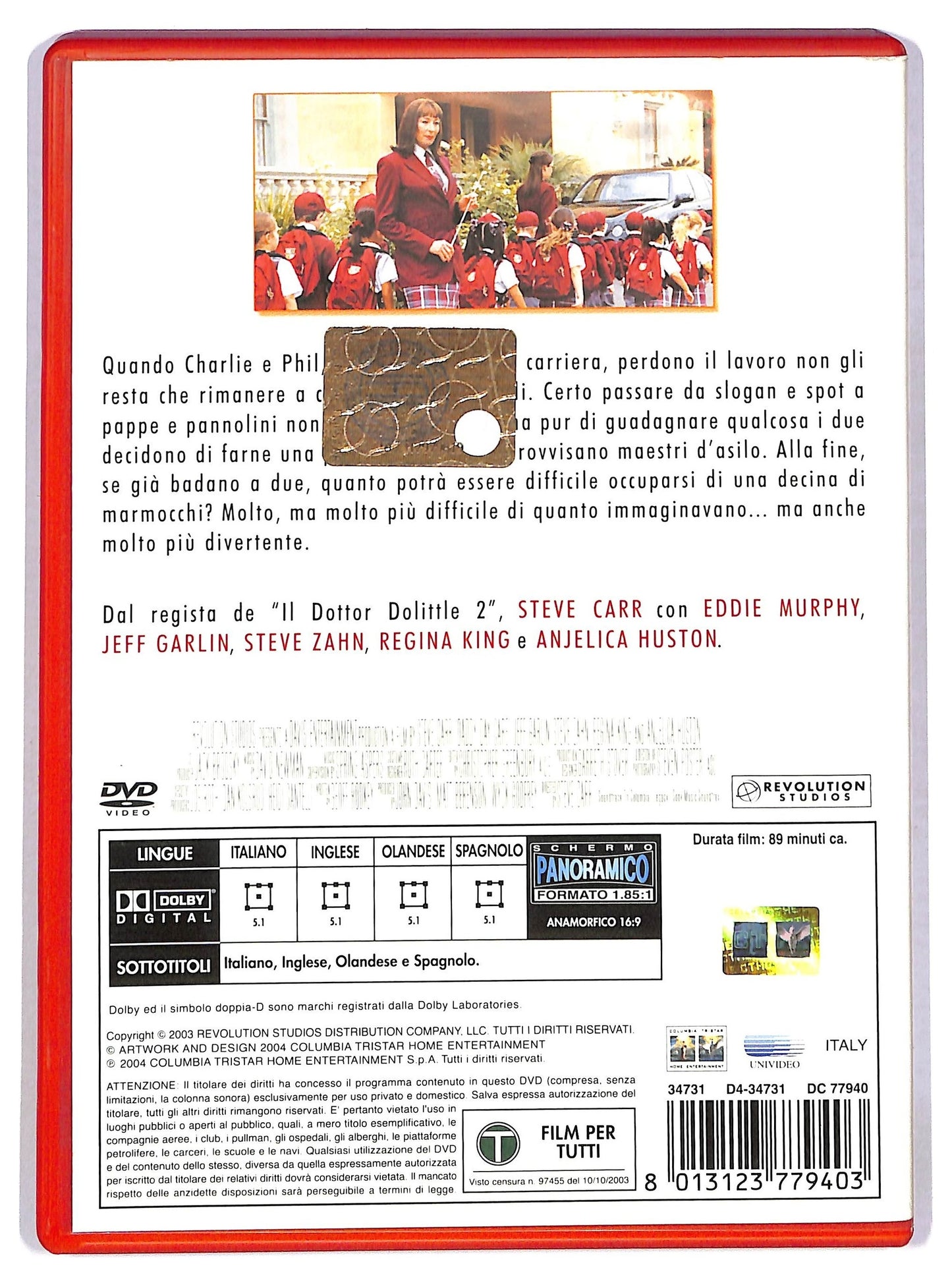 EBOND L'asilo Dei Papa DVD Ex Noleggio D784043