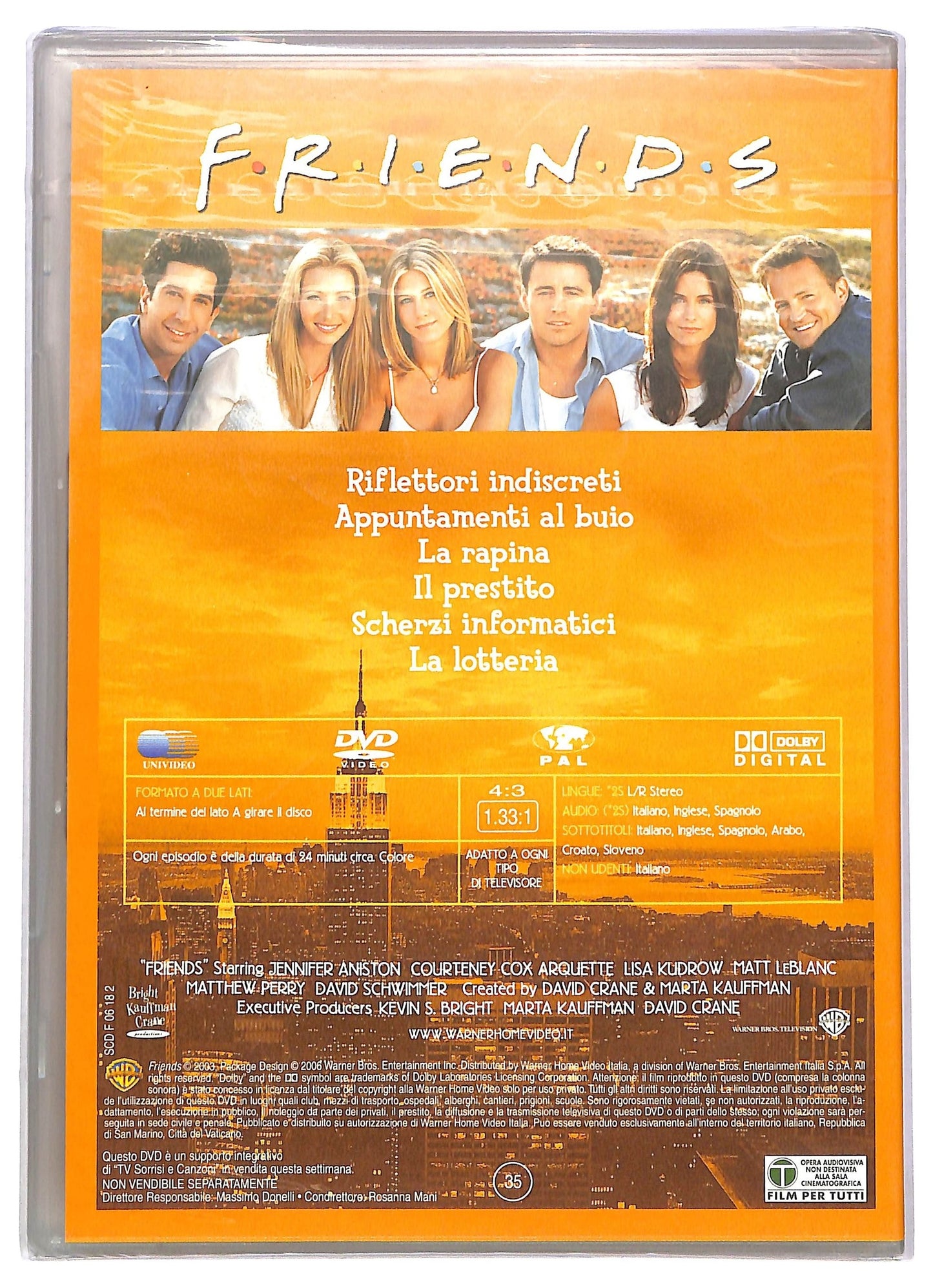 EBOND Friends Stagione 9 Episodi 13 - 18 EDITORIALE DVD D784064