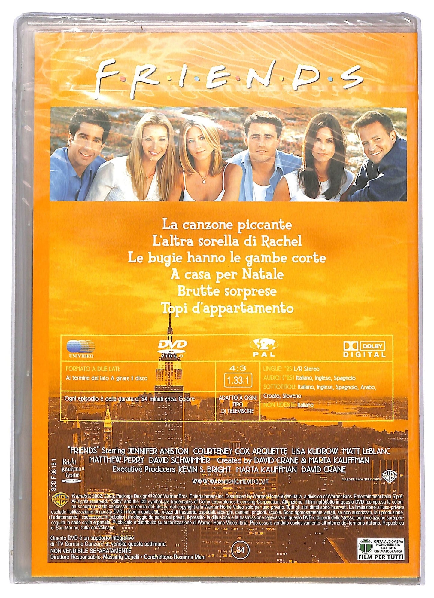 EBOND Friends Stagione 9 Episodi 7 a 12 EDITORIALE DVD D784065