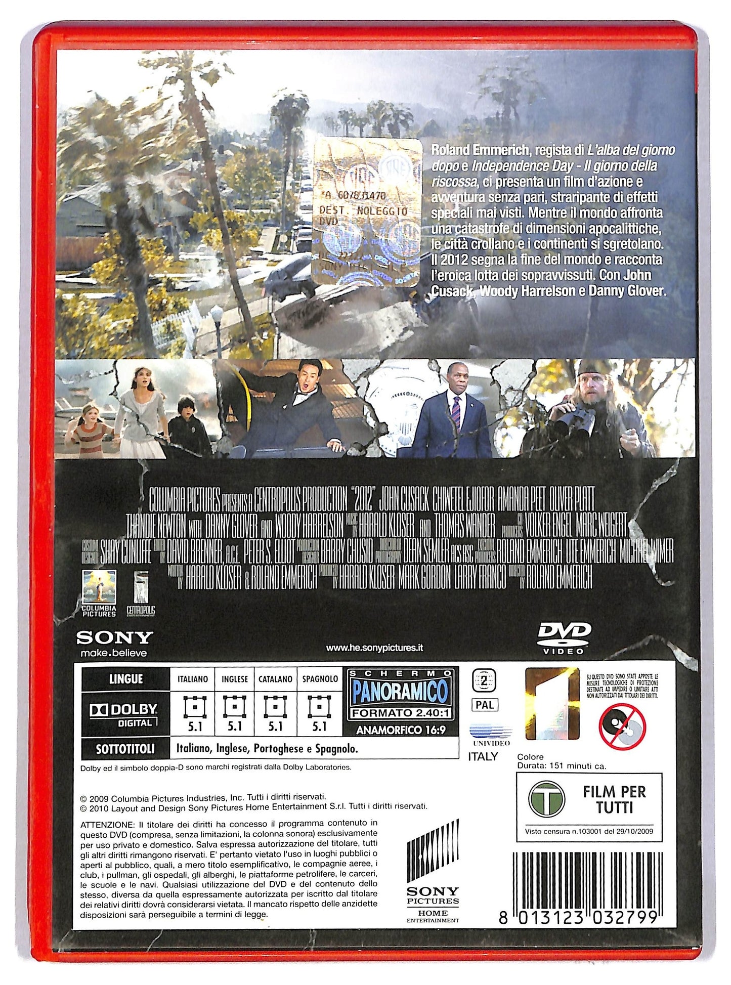 EBOND 2012 NOLEGGIO DVD D784103
