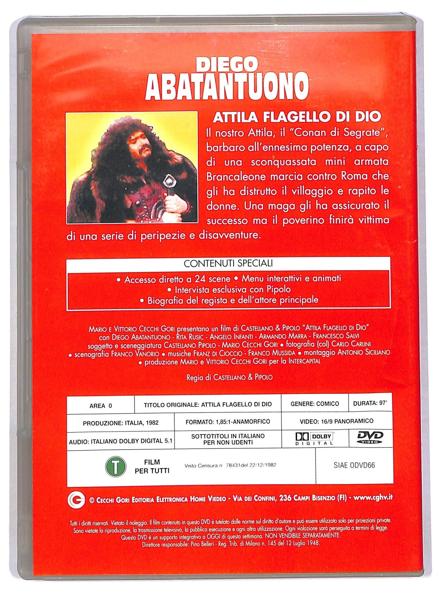 EBOND Attila flagello di Dio EDITORIALE DVD D784118