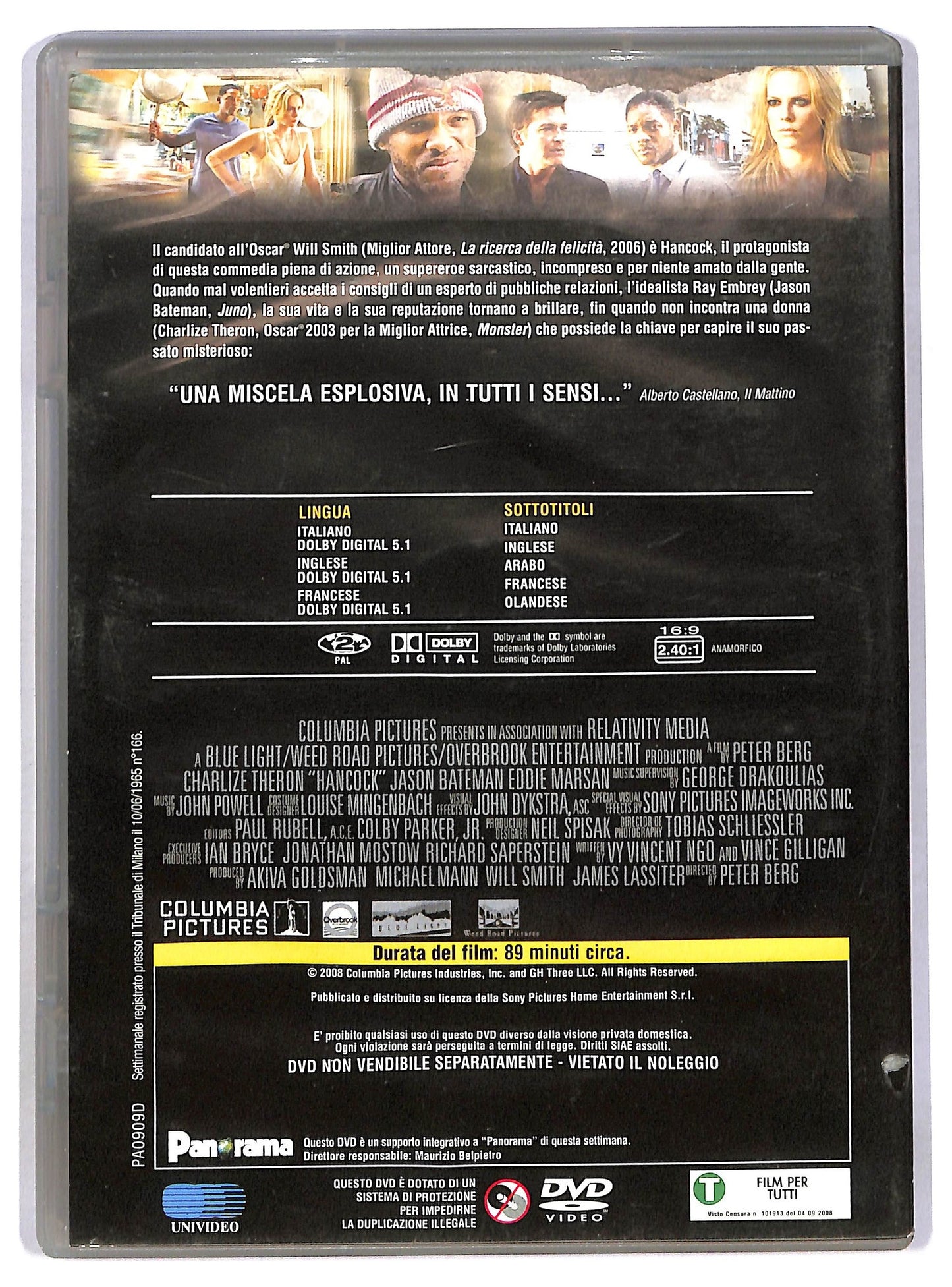 EBOND Hancock DVD Editoriale D784121