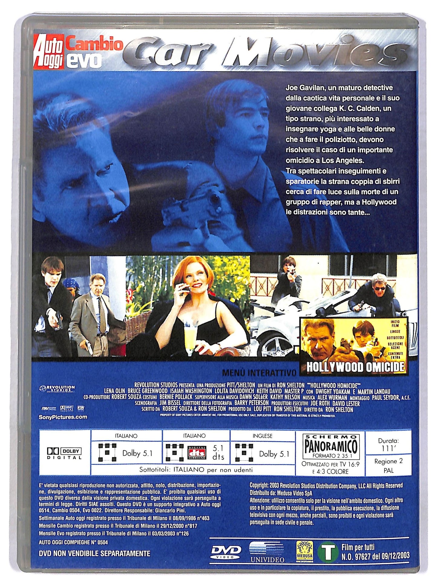 EBOND Hollywood Homicide EDITORIALE DVD D784128