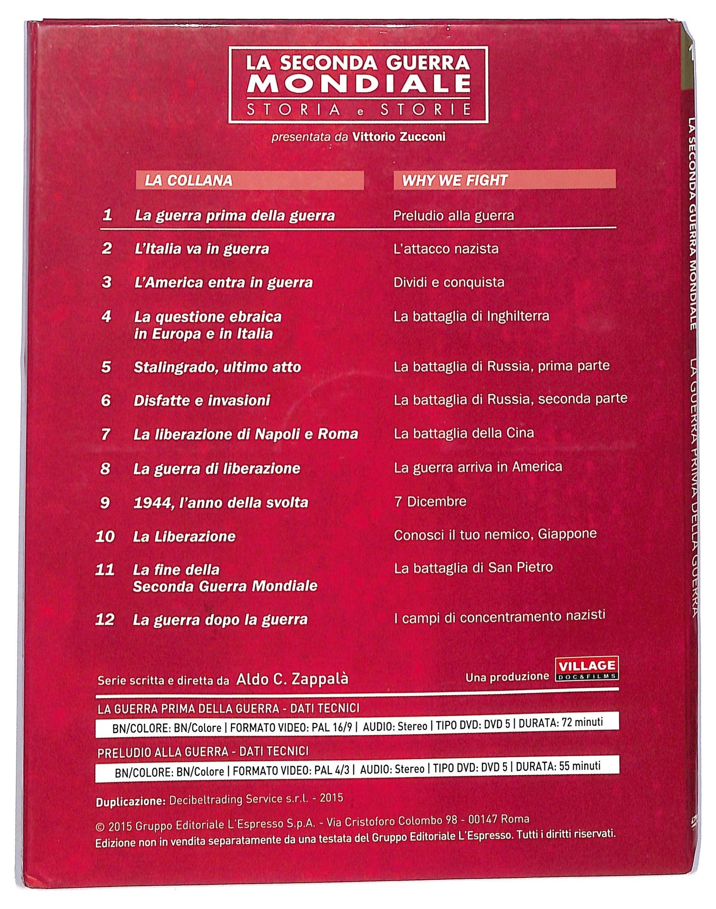 EBOND La guerra prima della guerra Vol.1 EDITORIALE DVD D784204