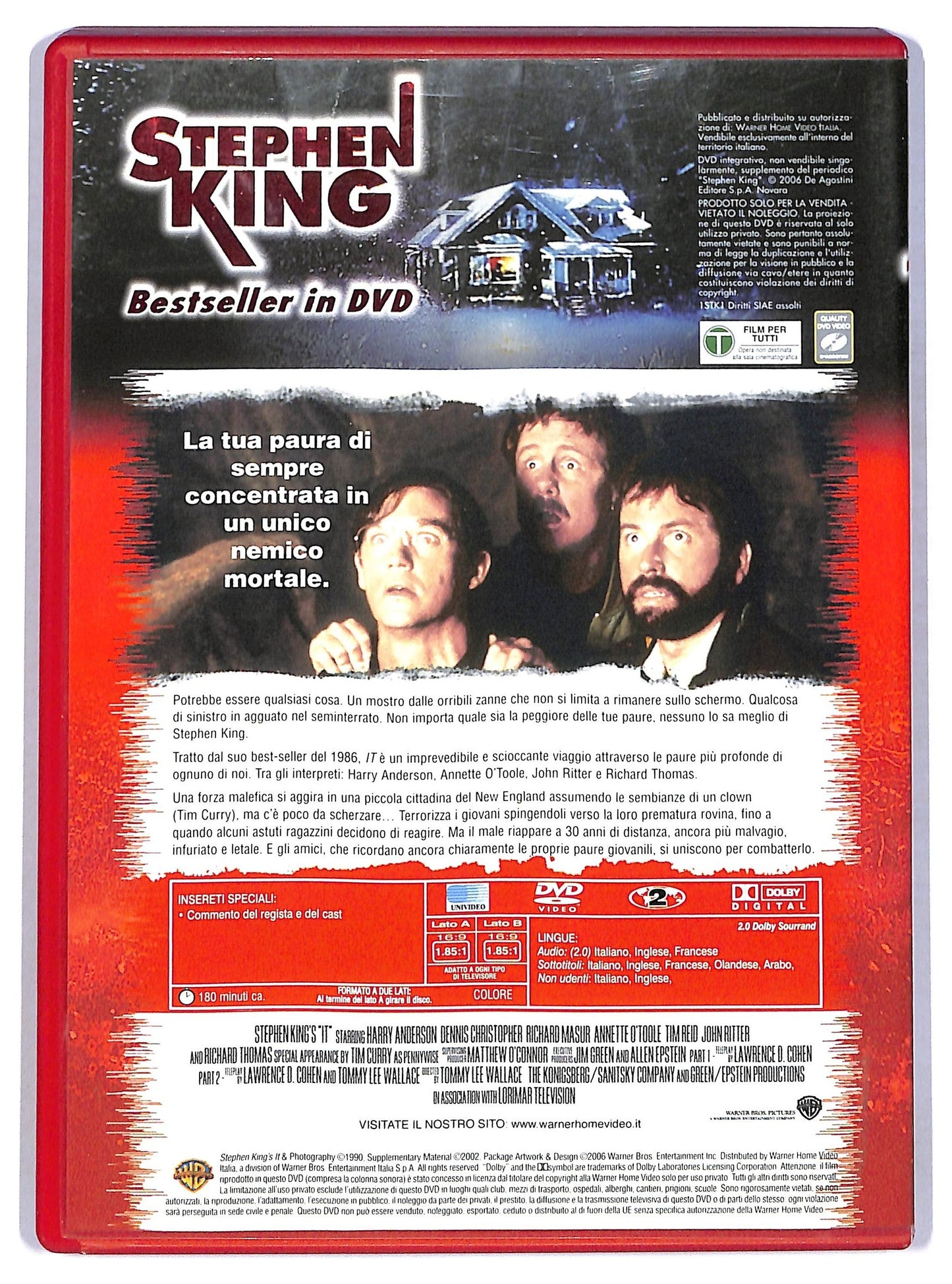 EBOND Stephen King - It EDITORIALE DVD D784209