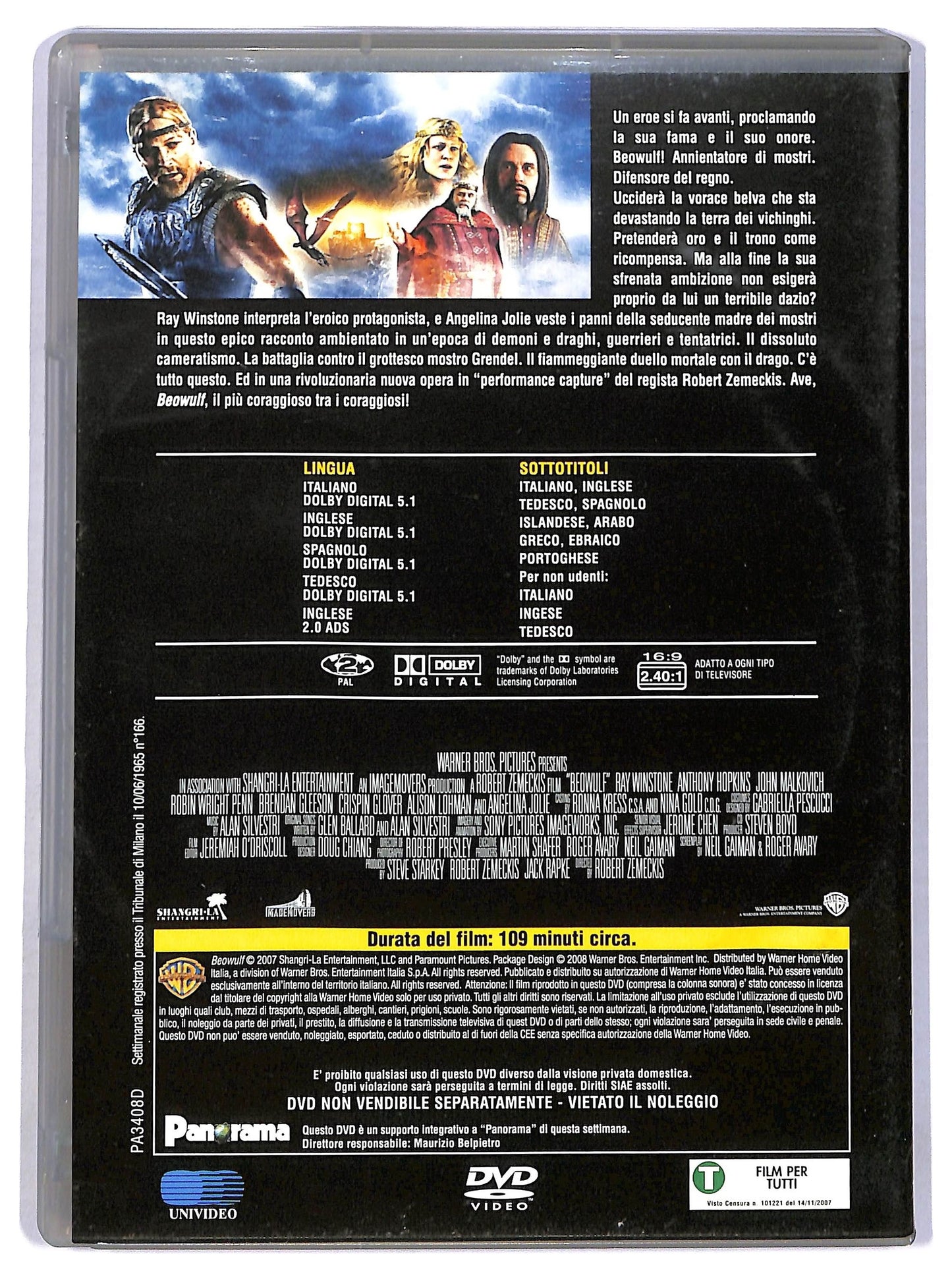 EBOND La leggenda di Beowulf EDITORIALE DVD D784227