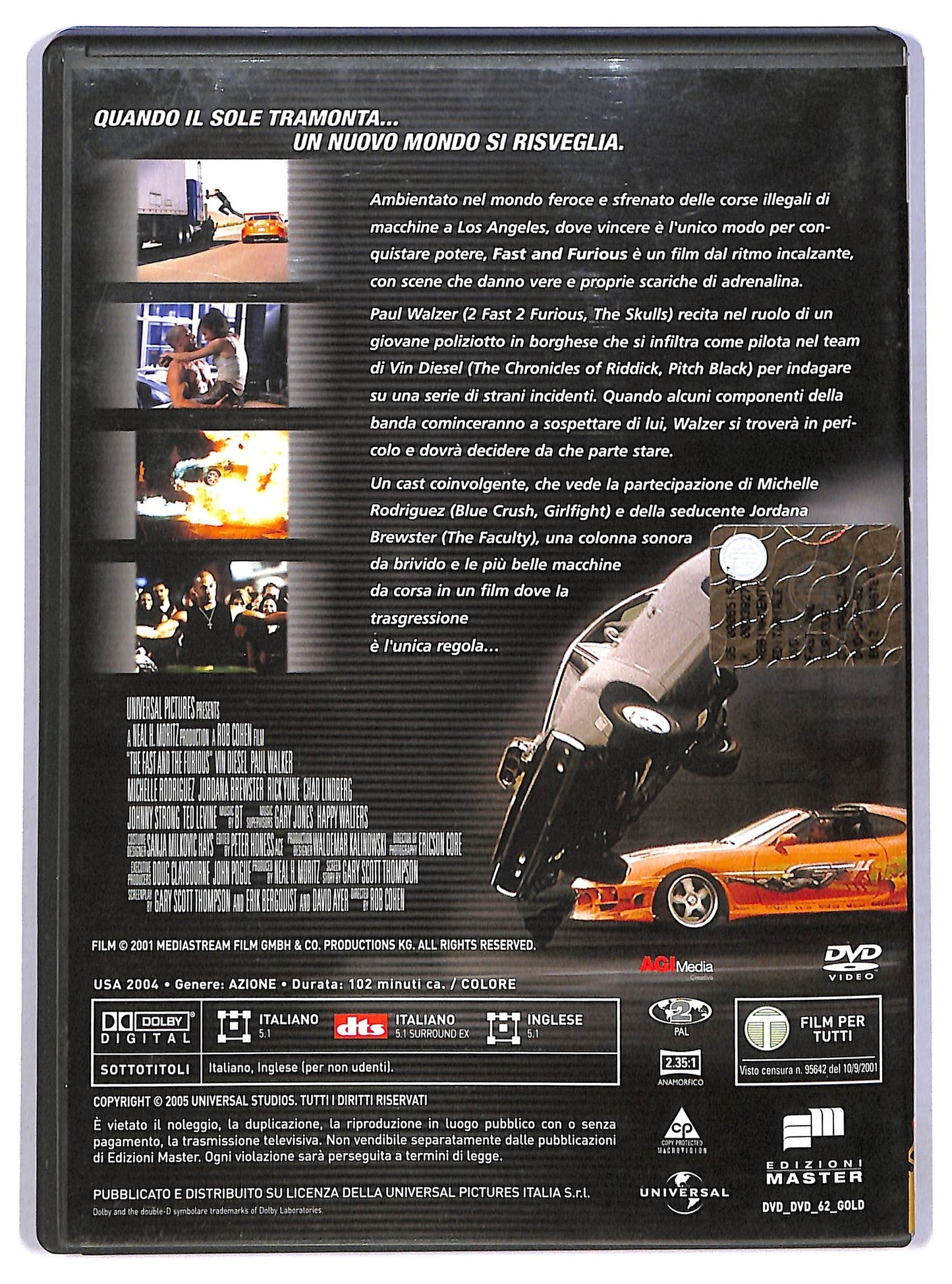 EBOND Fast and Furious EDITORIALE DVD D784238