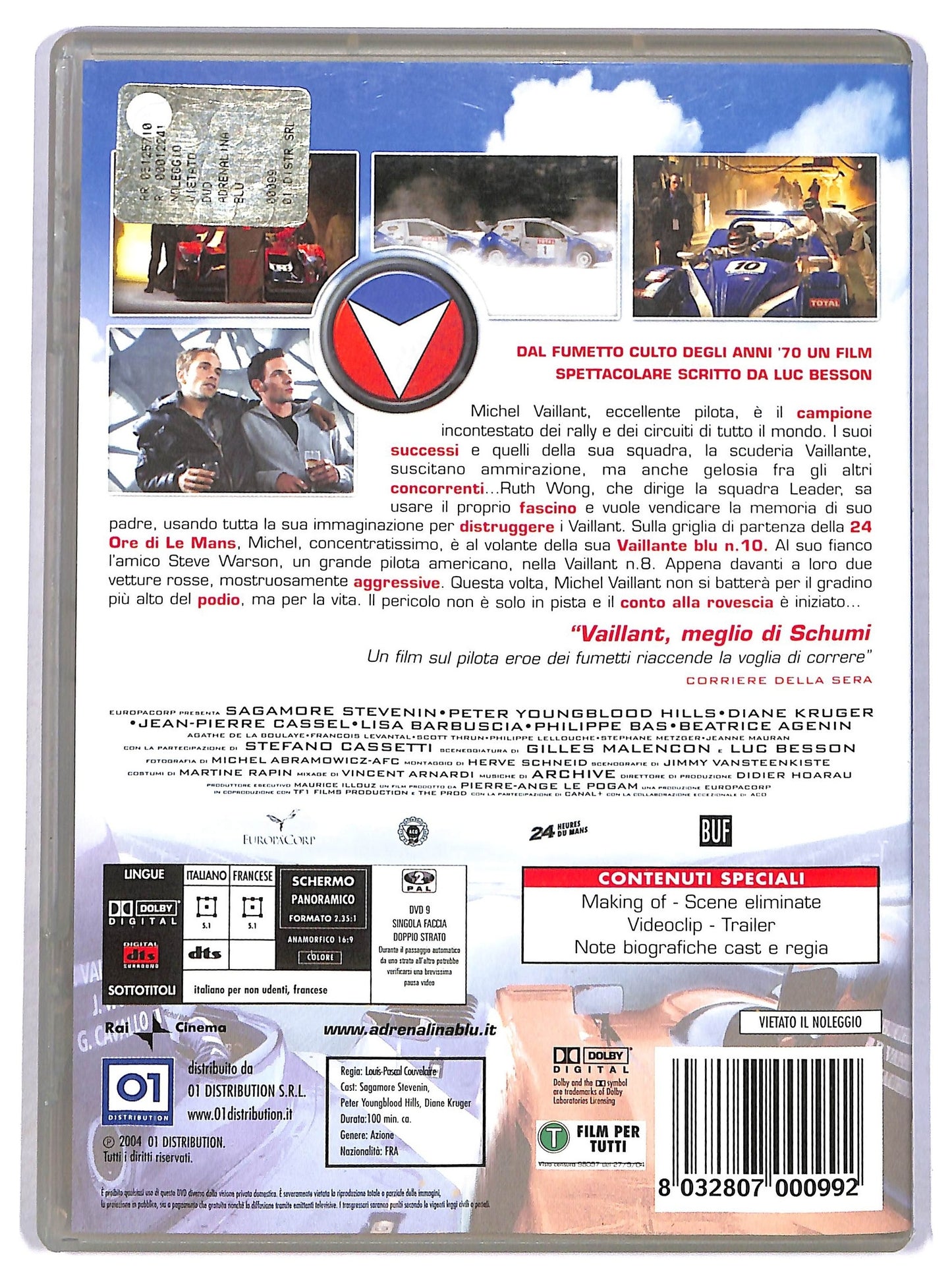 EBOND Adrenalina Blu - La Leggenda Di Michel Vaillant DVD D784301