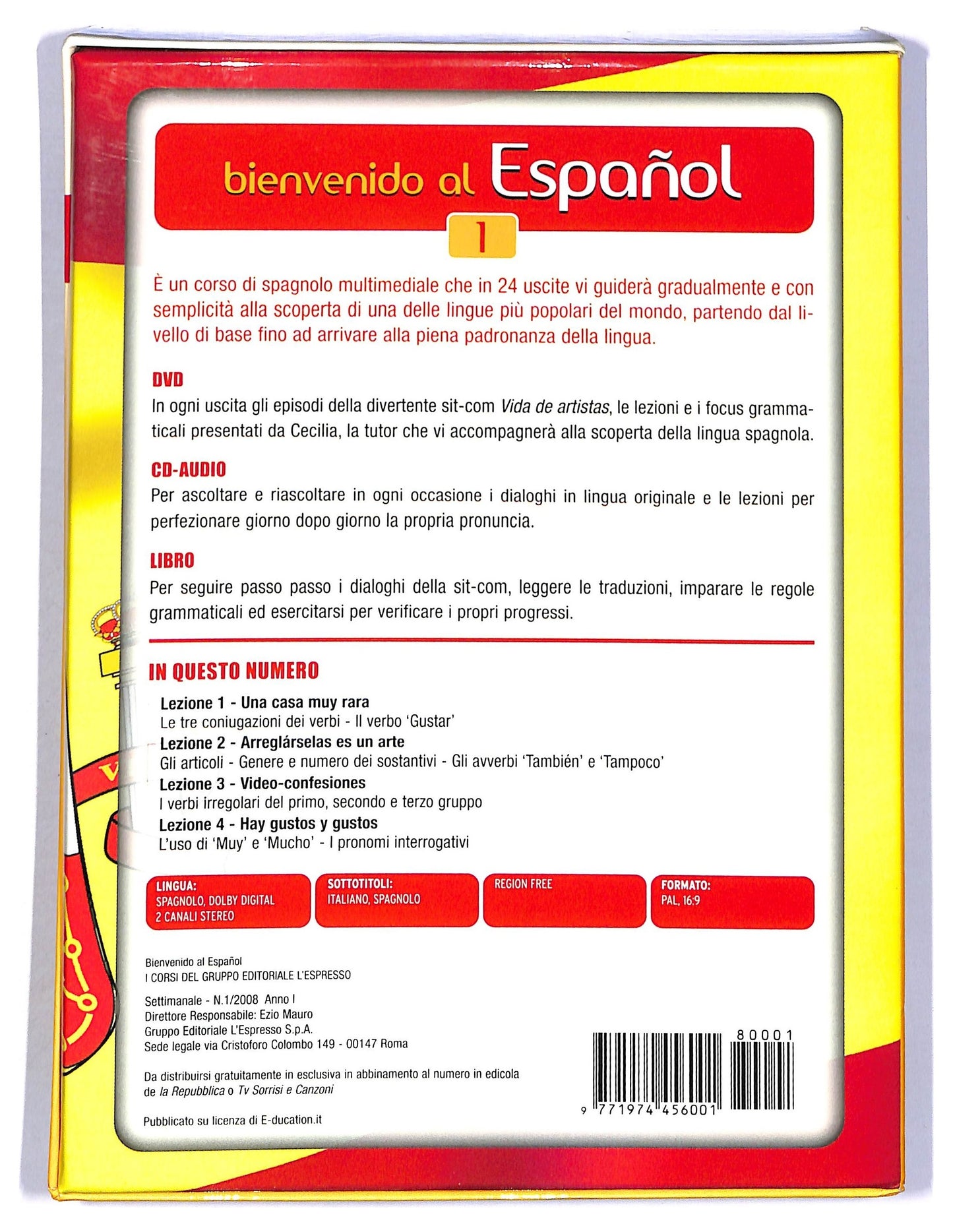 EBOND Bienvenido Al Espagnol - Corso Di Spagnolo DVD D784325