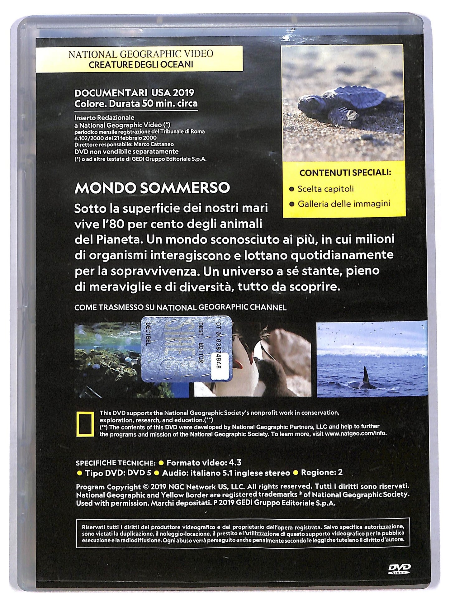 EBOND Creature degli oceani - national geographic EDITORIALE DVD D784341