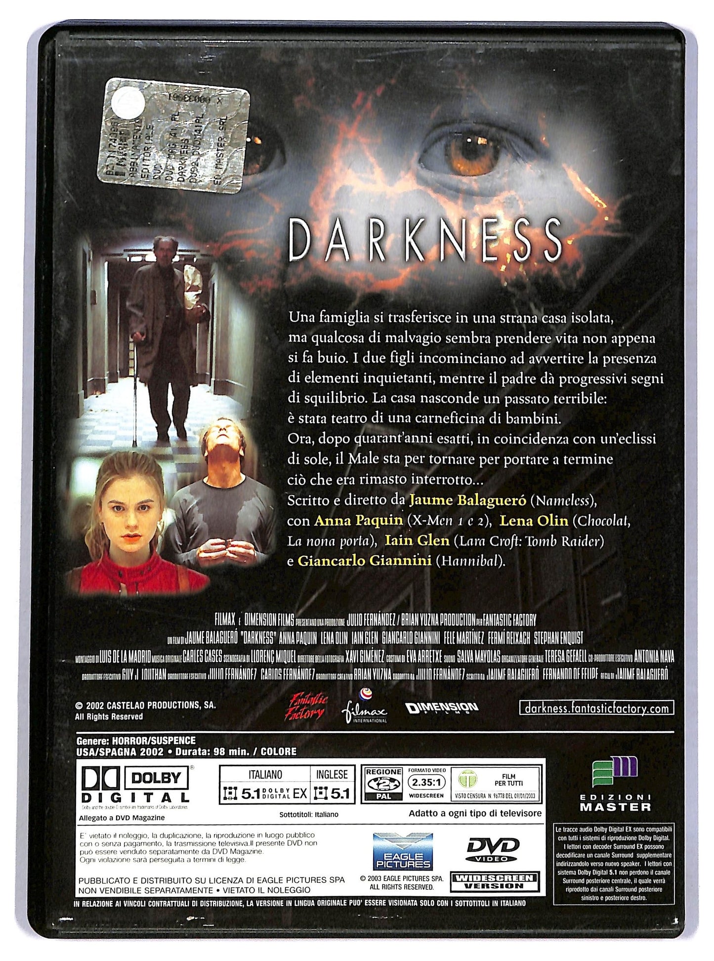 EBOND Darkness DVD Editoriale D784345