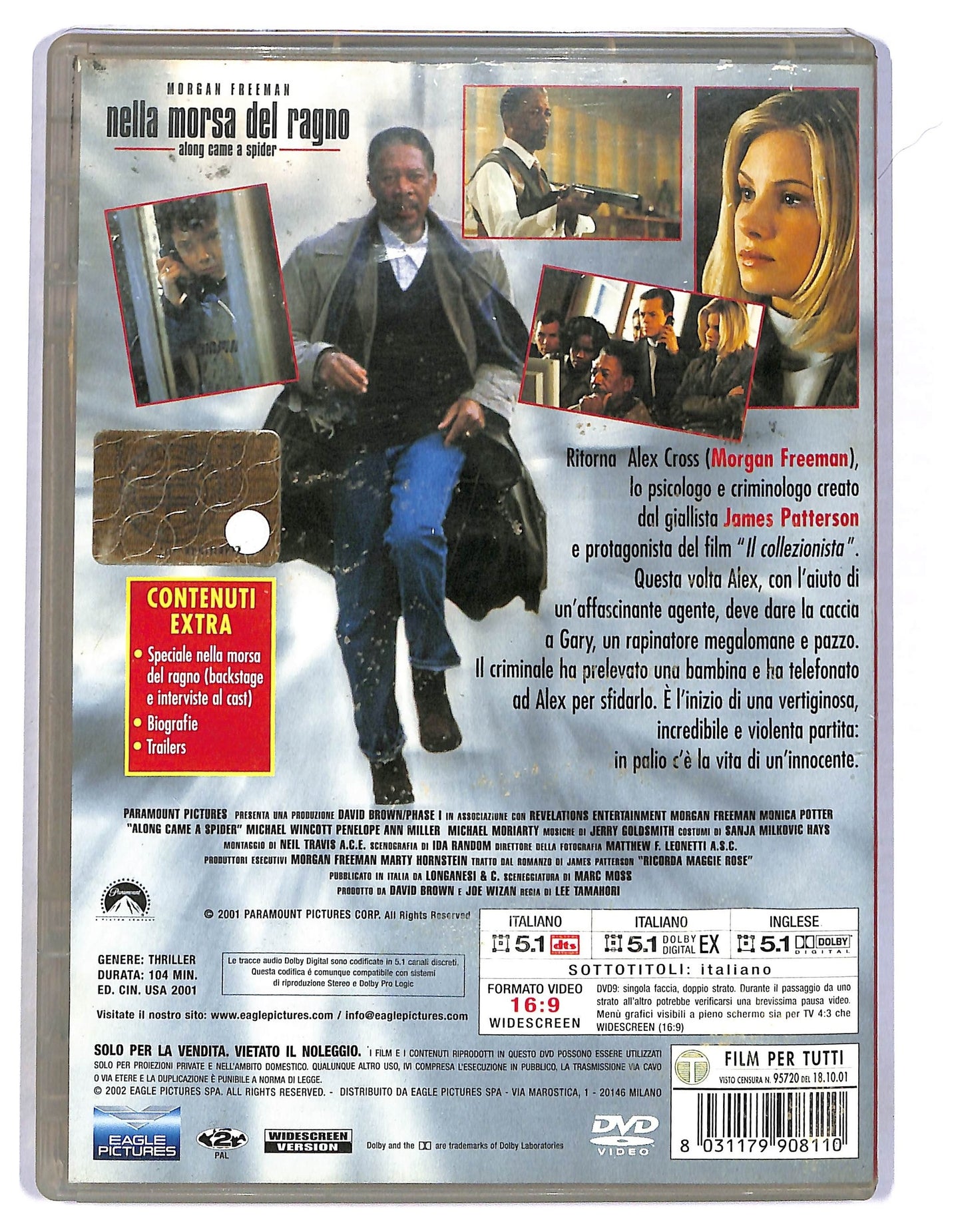 EBOND Nella morsa del ragno Along came a spider DVD D784354