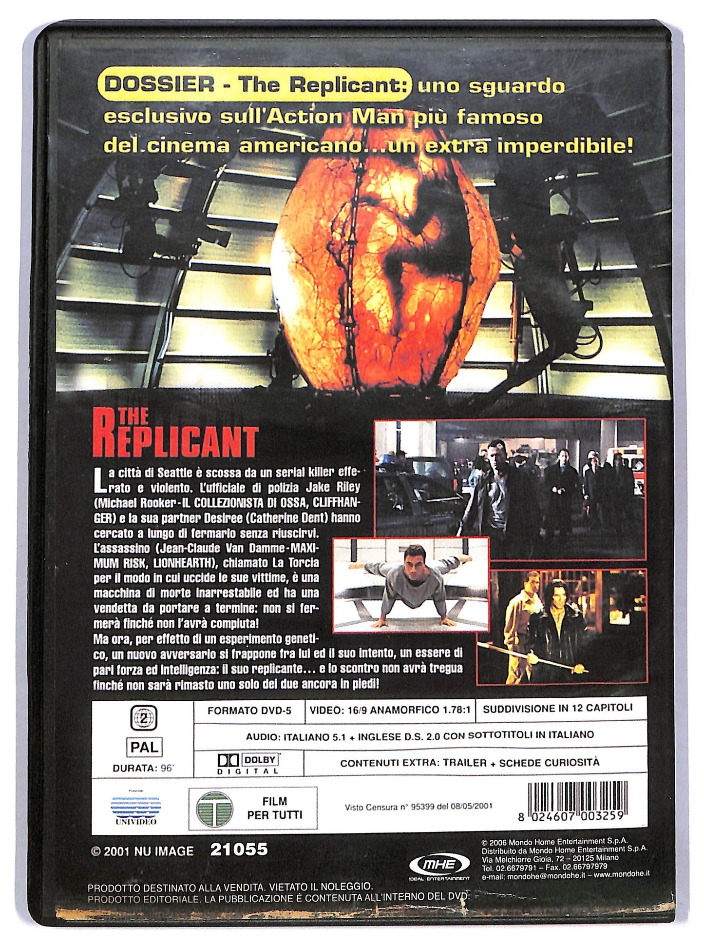 EBOND The Replicant EDITORIALE DVD D784401