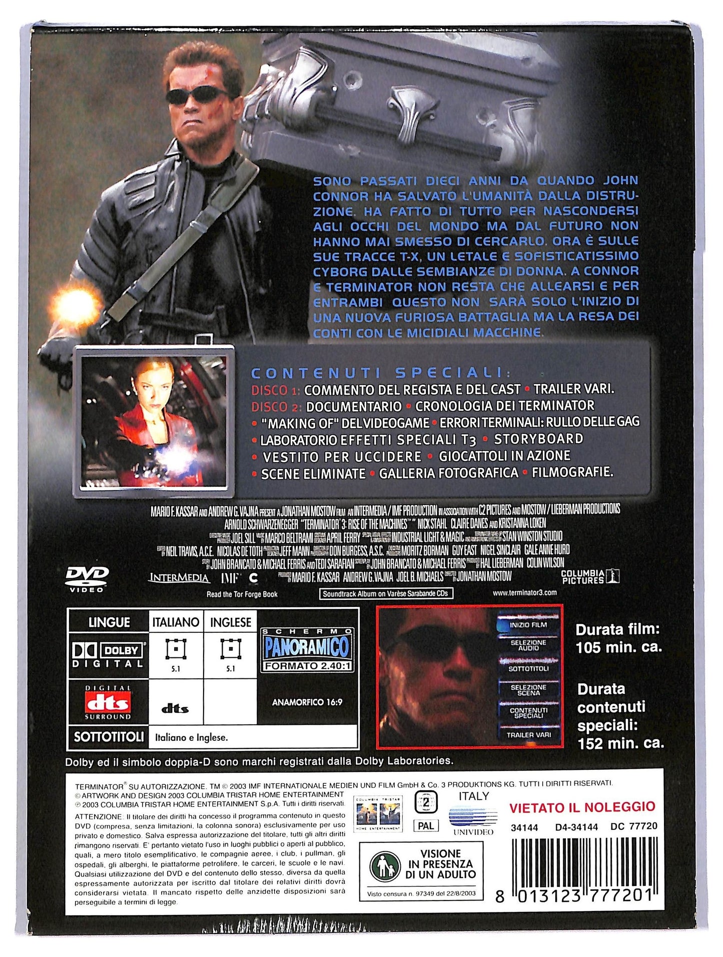 EBOND terminator 3 - le macchine ribelli DVD D784419