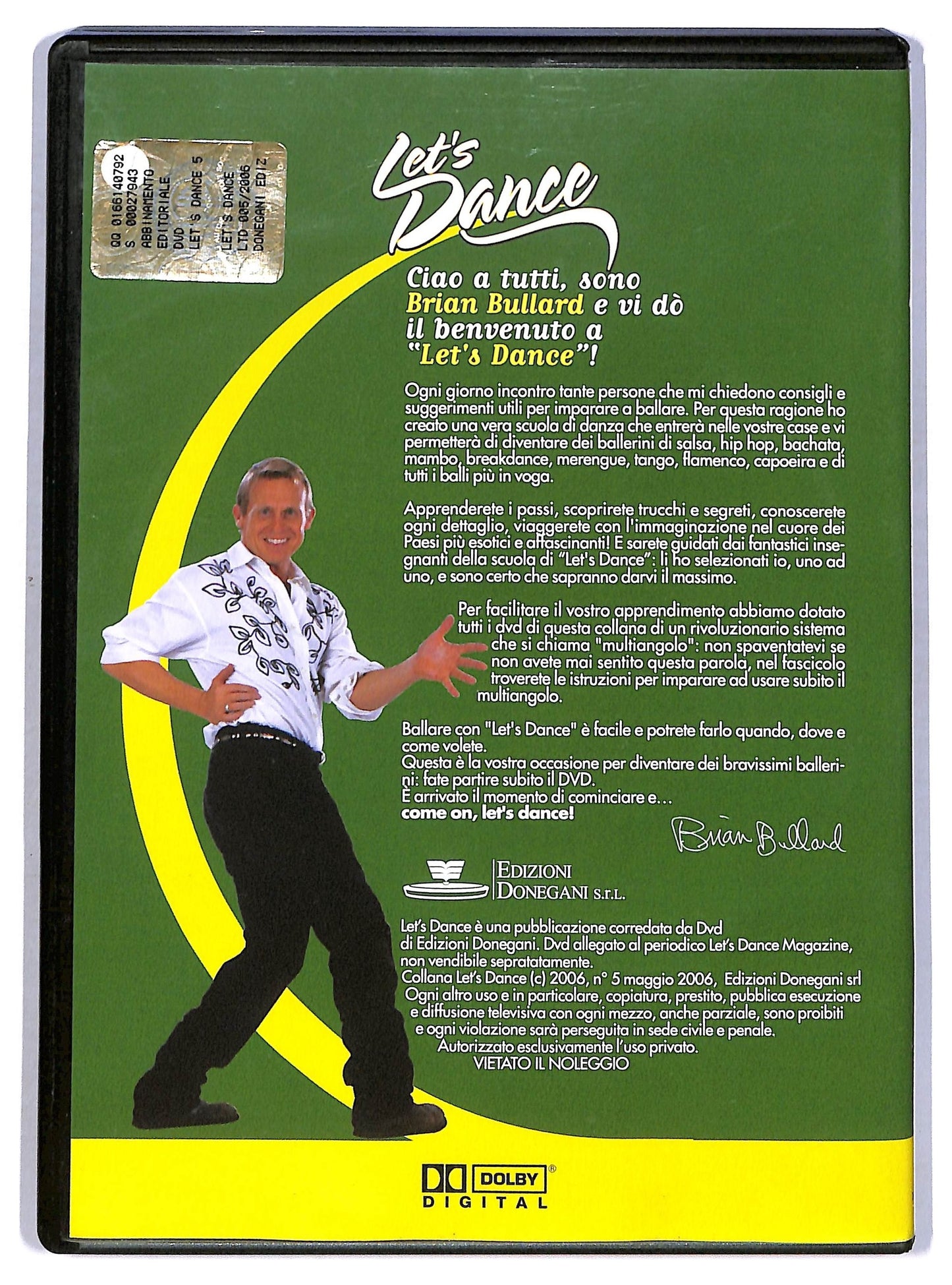 EBOND Belly dance danza del ventre - let's dance EDITORIALE DVD D784503