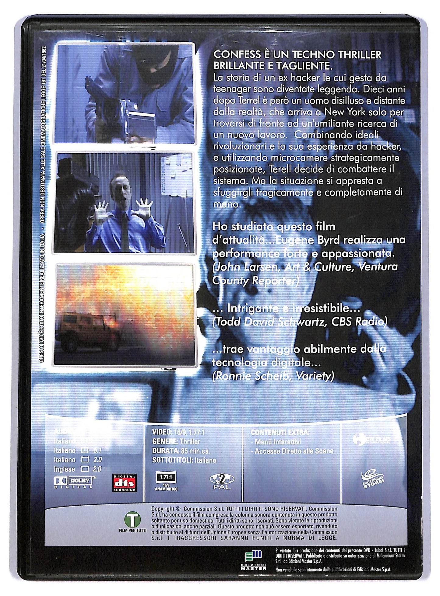 EBOND Confess EDITORIALE DVD D784518