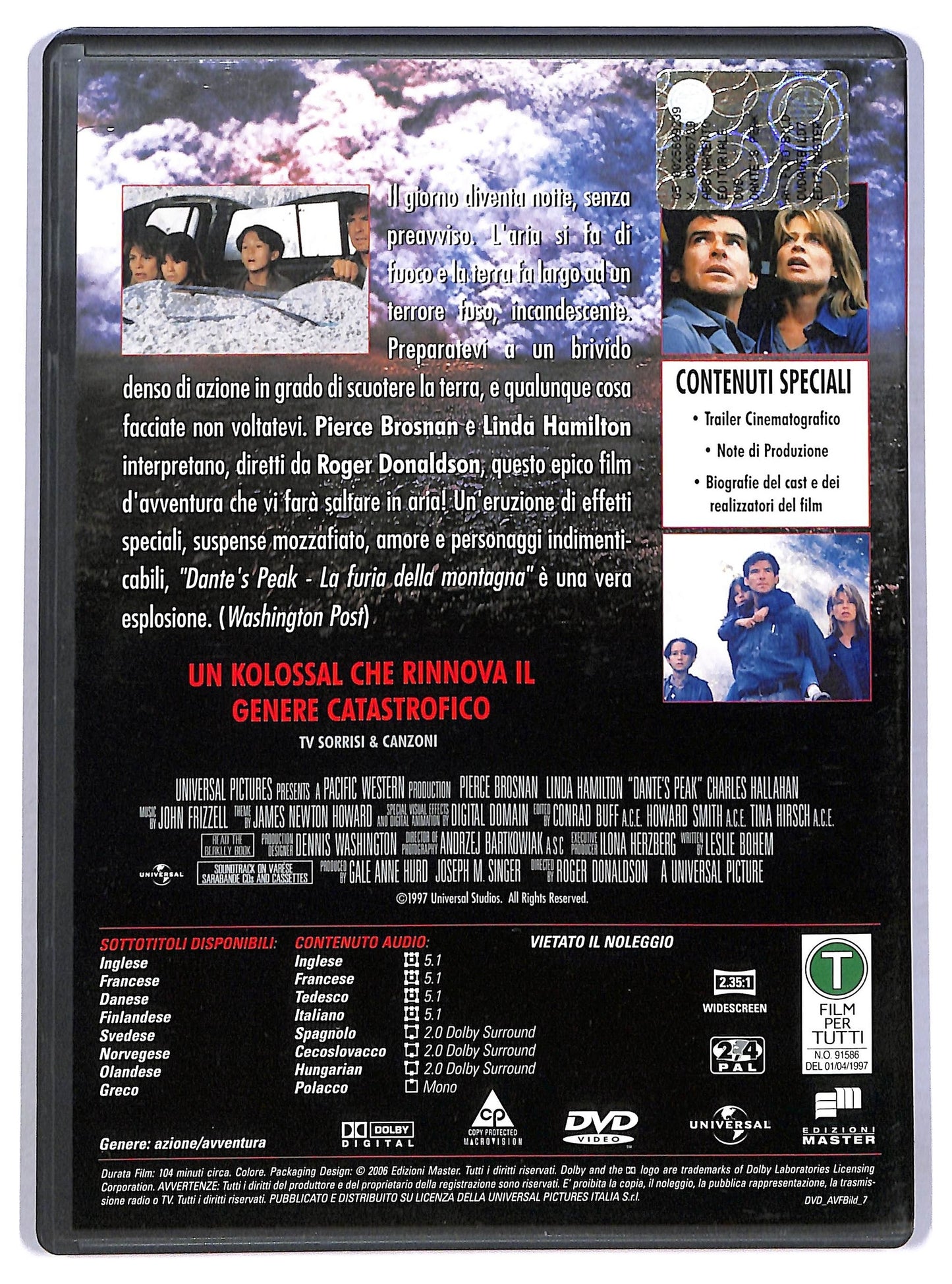 EBOND Dante's Peak - La furia della montagna EDITORIALE DVD D784546