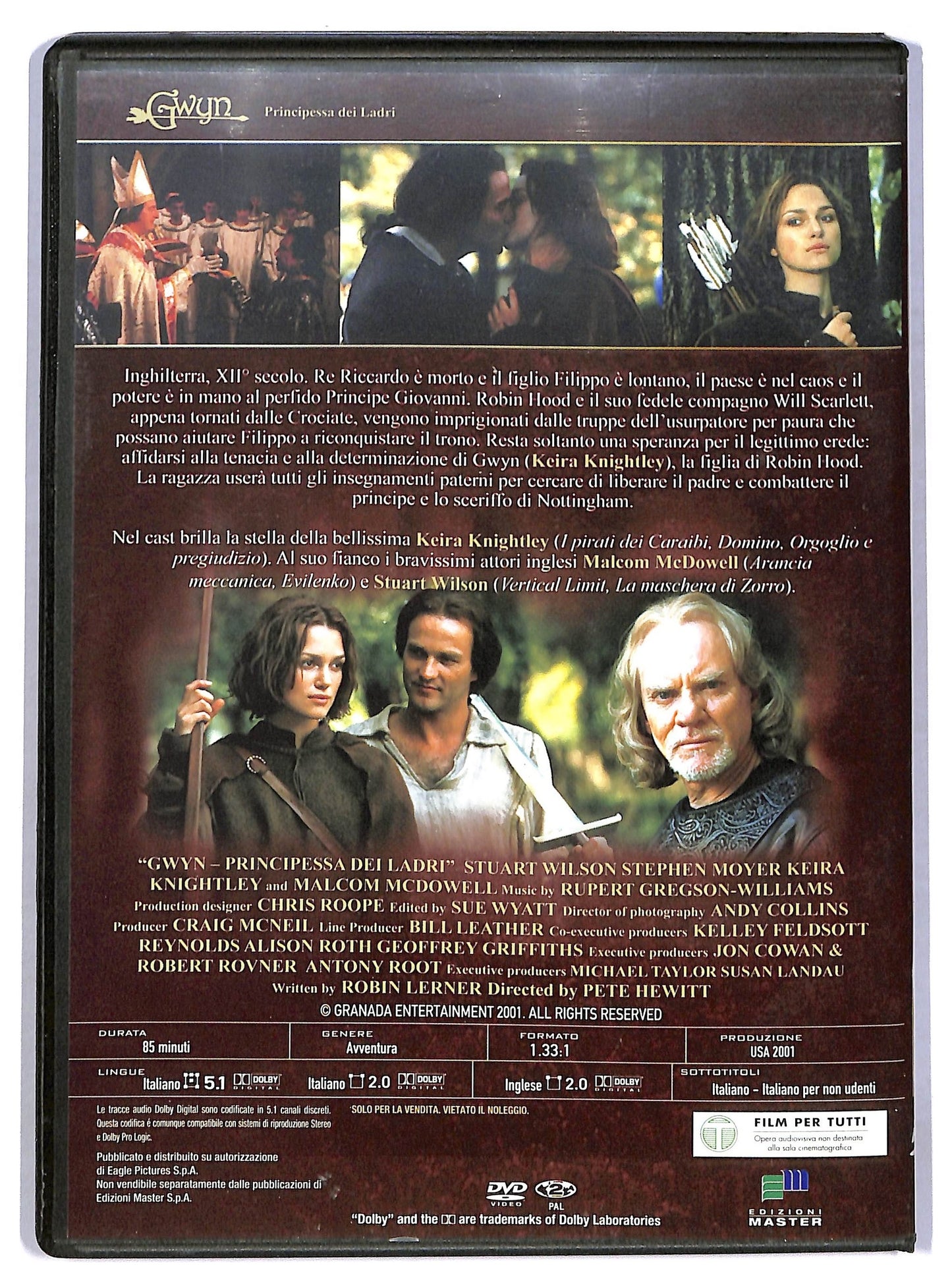 EBOND Gwyn - Principessa dei ladri EDITORIALE DVD D784551