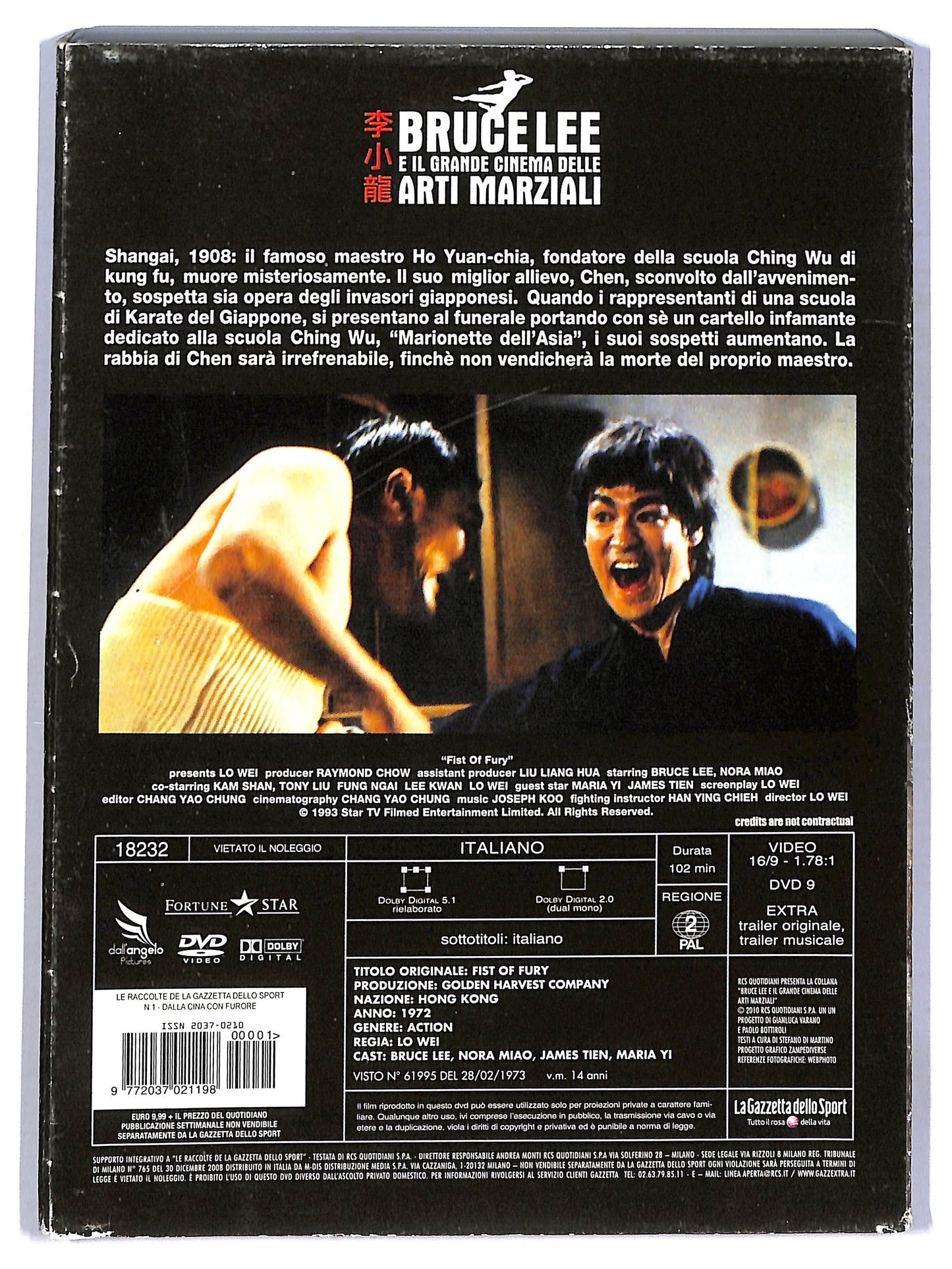 EBOND Dalla Cina con furore SLIPCASE EDITORIALE DVD SLIM D784559