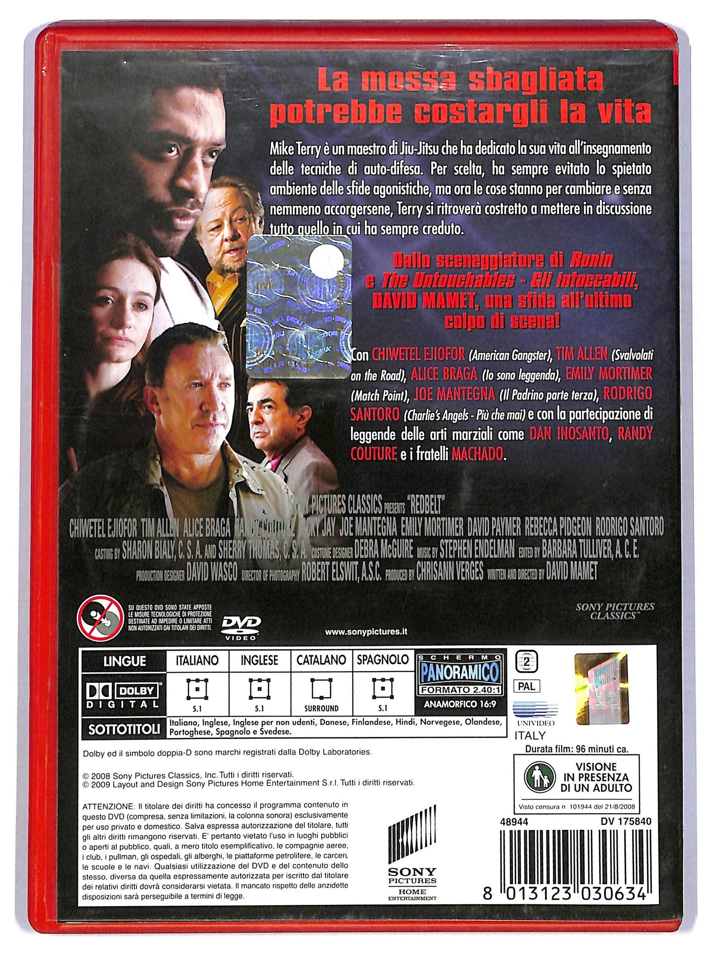 EBOND redbelt NOLEGGIO DVD D784617