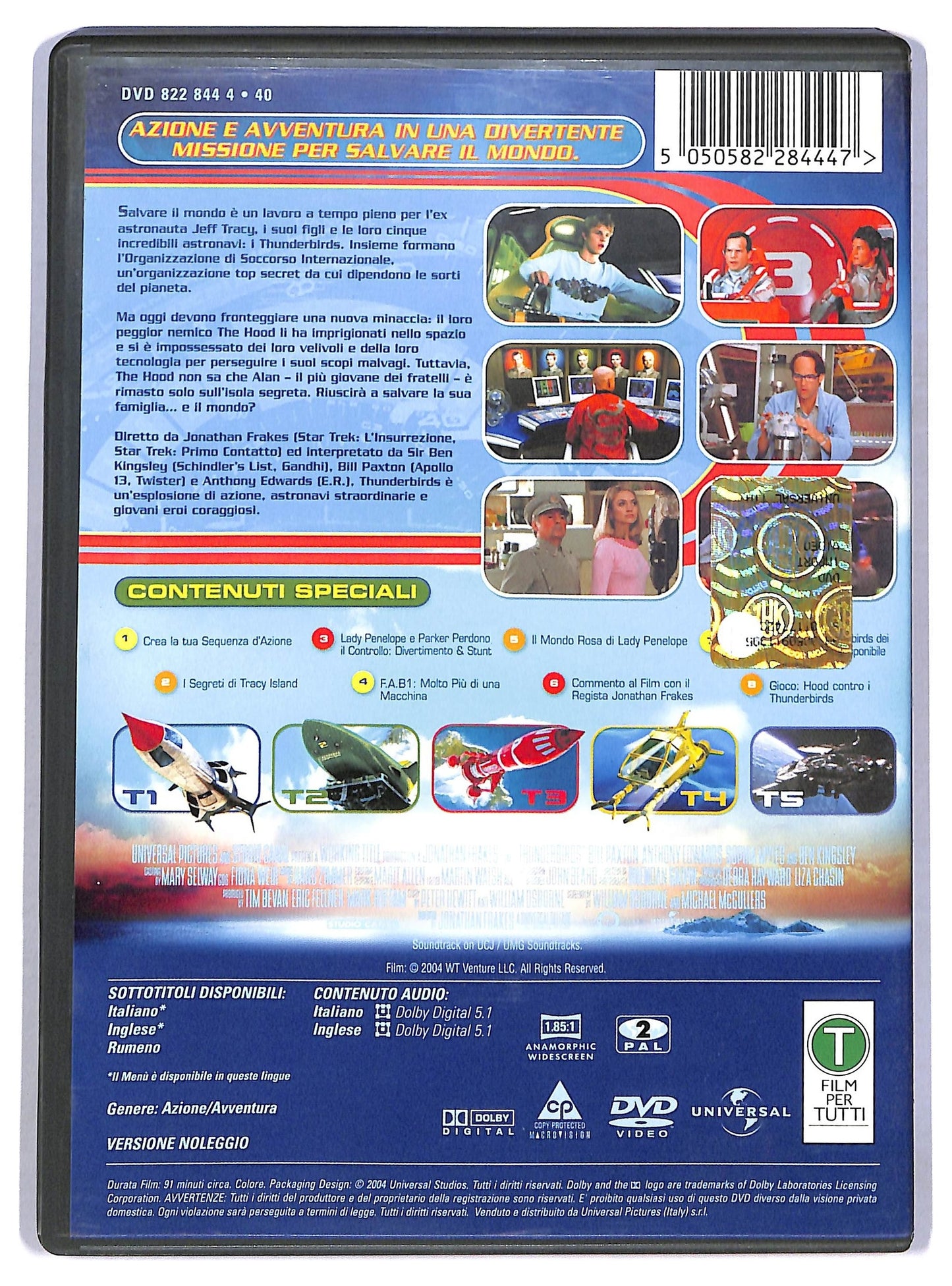 EBOND Thunderbirds (film) Noleggio DVD D784623