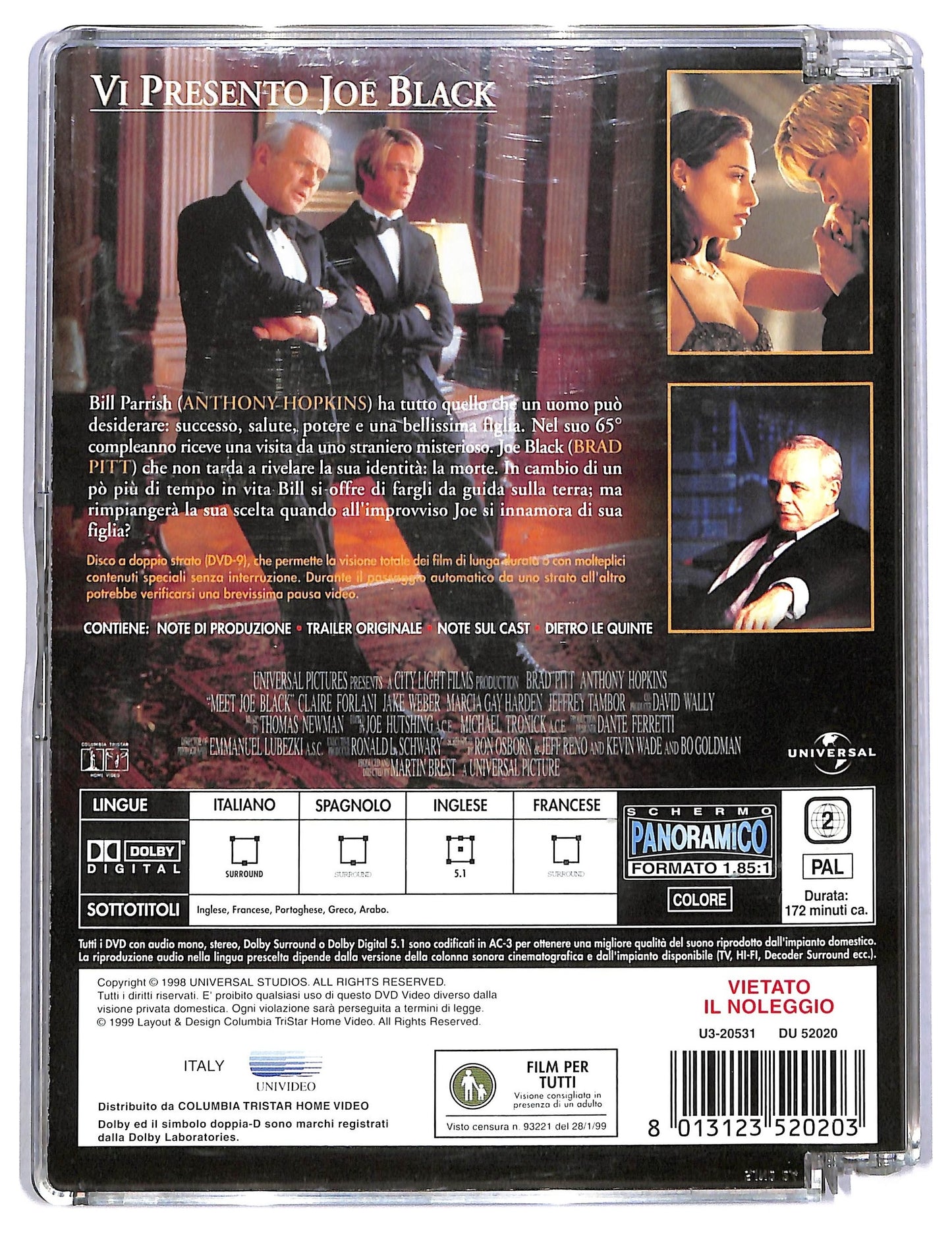EBOND Vi Presento Joe Black DVD Sjbx D784630