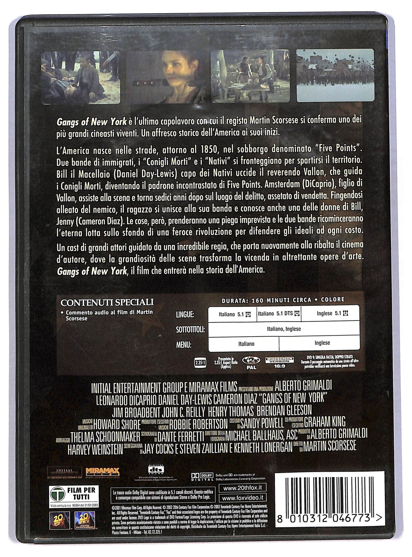 EBOND gangs of new york DVD SPECIAL EDITION D784638