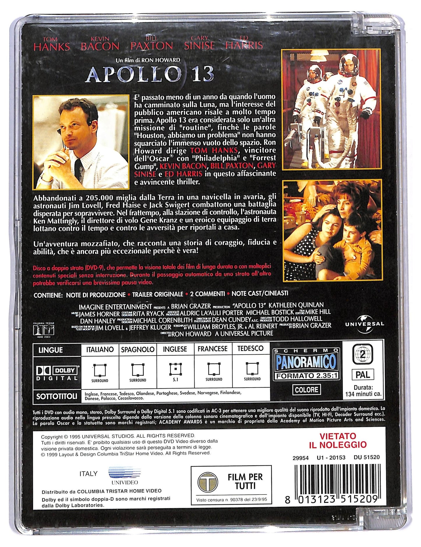 EBOND Apollo 13 Con Tom Hanks Sjb DVD D784652