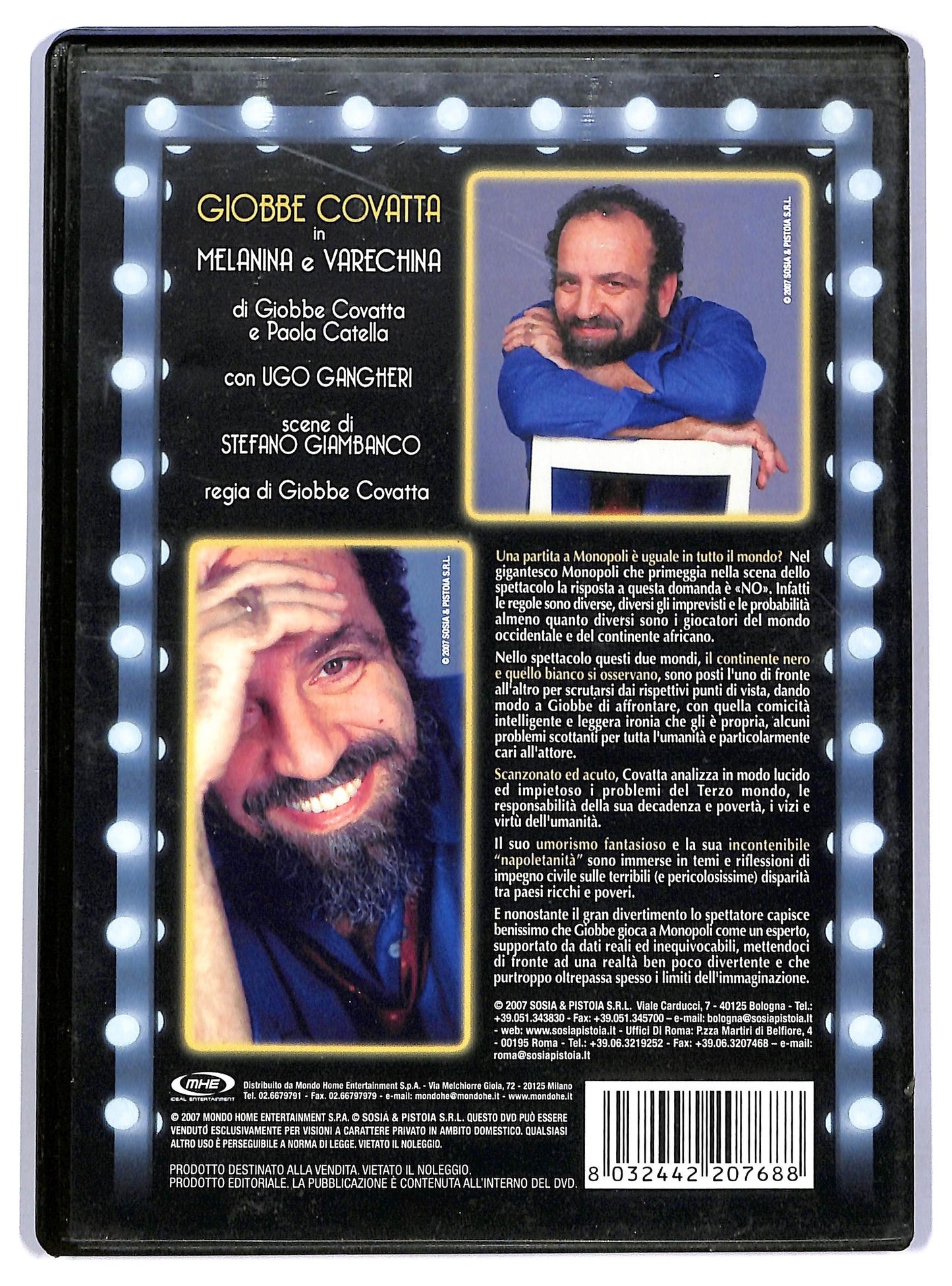 EBOND Giobbe Covatta Live - Melanina e Varechina DVD D784702