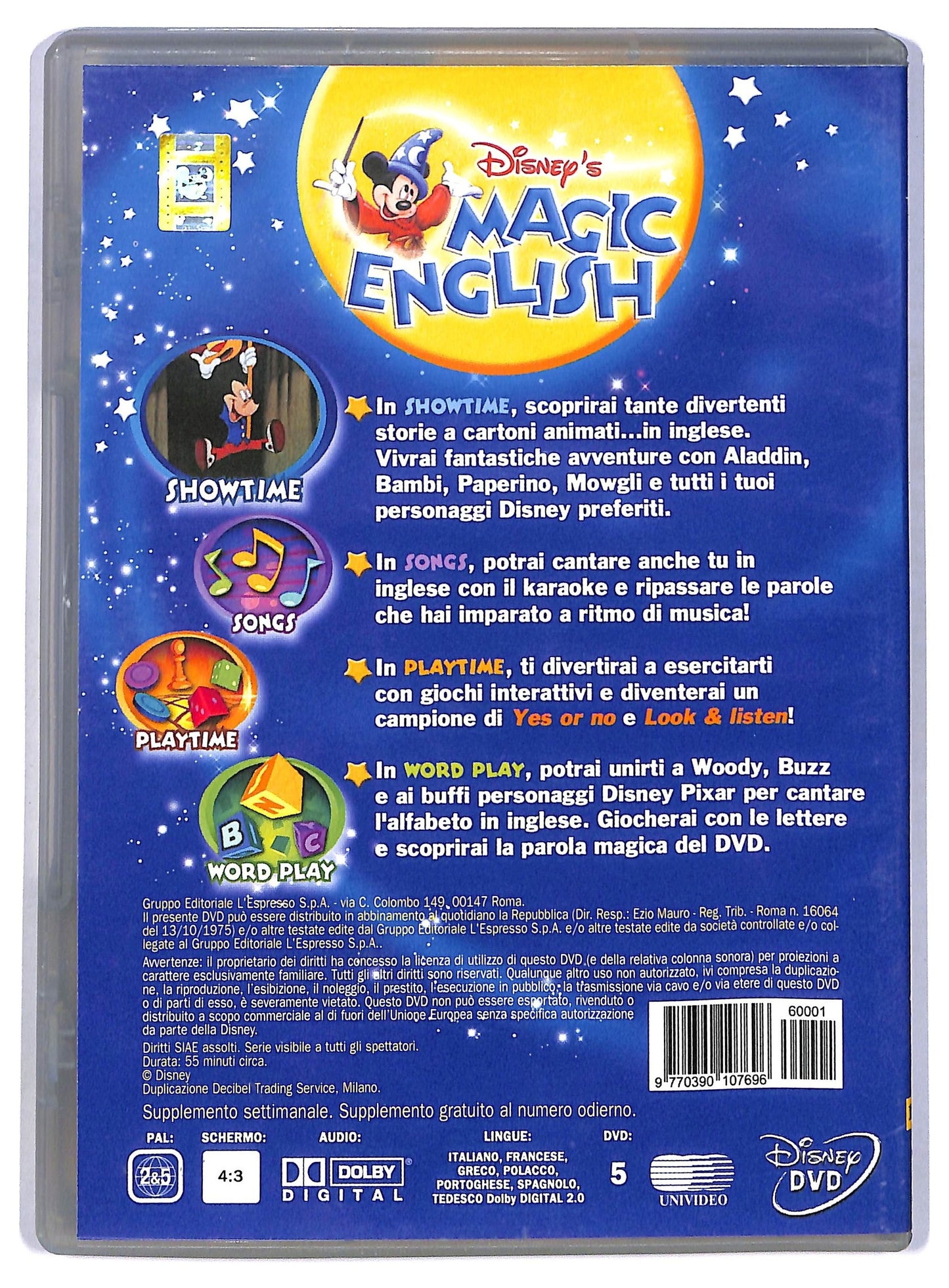 EBOND Magic English - 1 Hello DVD Editoriale D784705